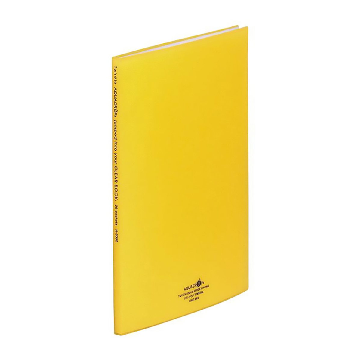 ＡＱＵＡ　ＤＲＯＰｓ　クリヤーブック　黄