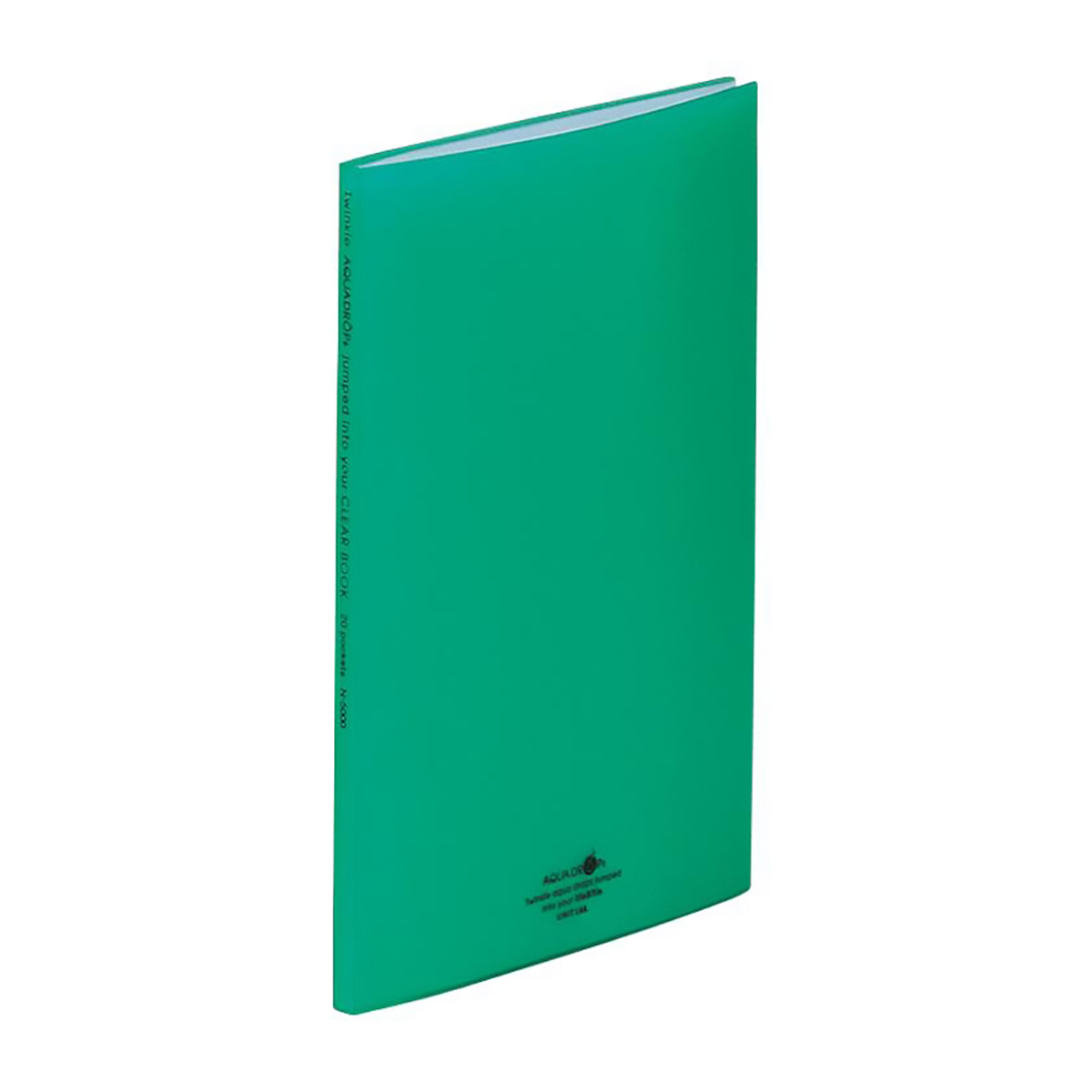 ＡＱＵＡ　ＤＲＯＰｓ　クリヤーブック　緑