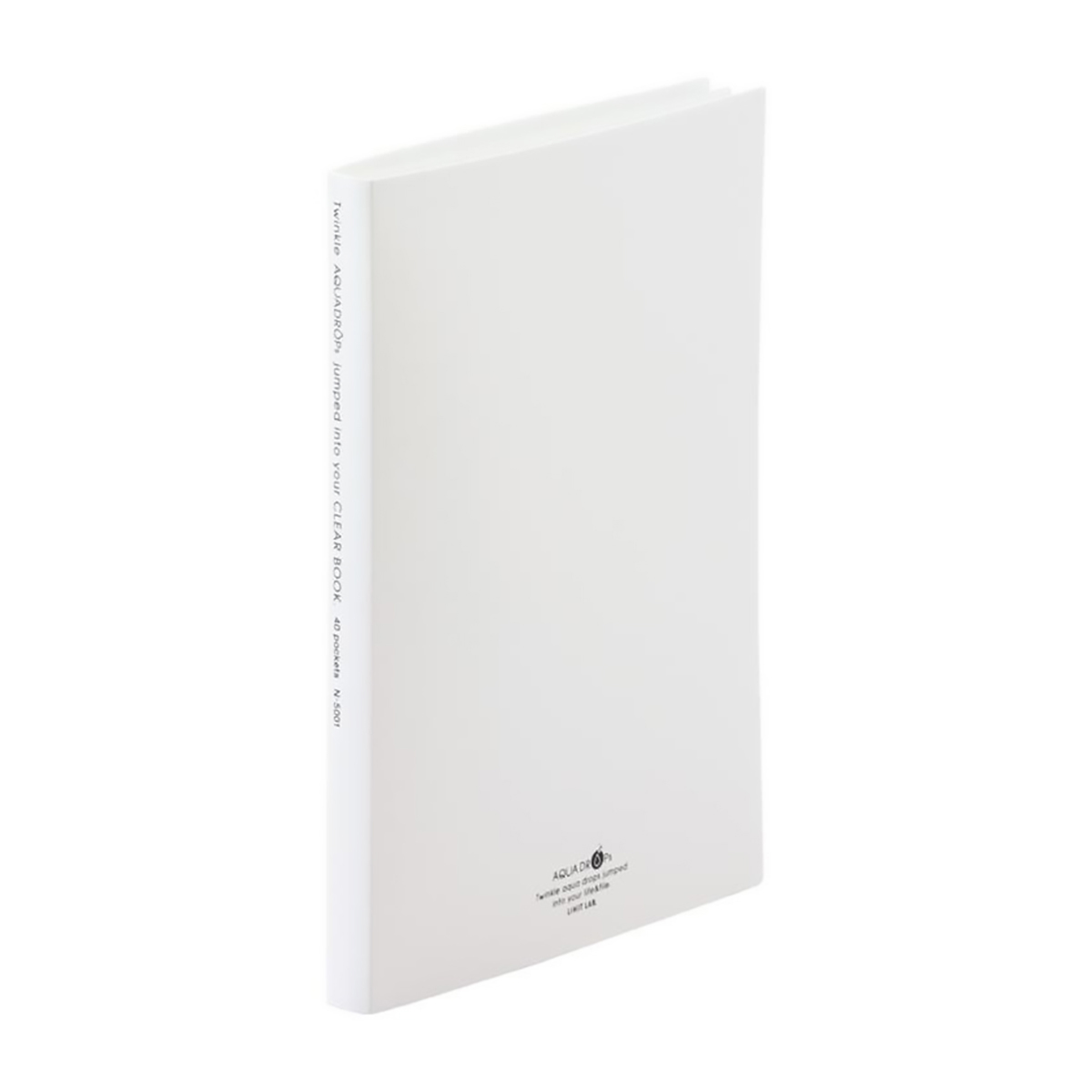 ＡＱＵＡ　ＤＲＯＰｓ　クリヤーブック　白