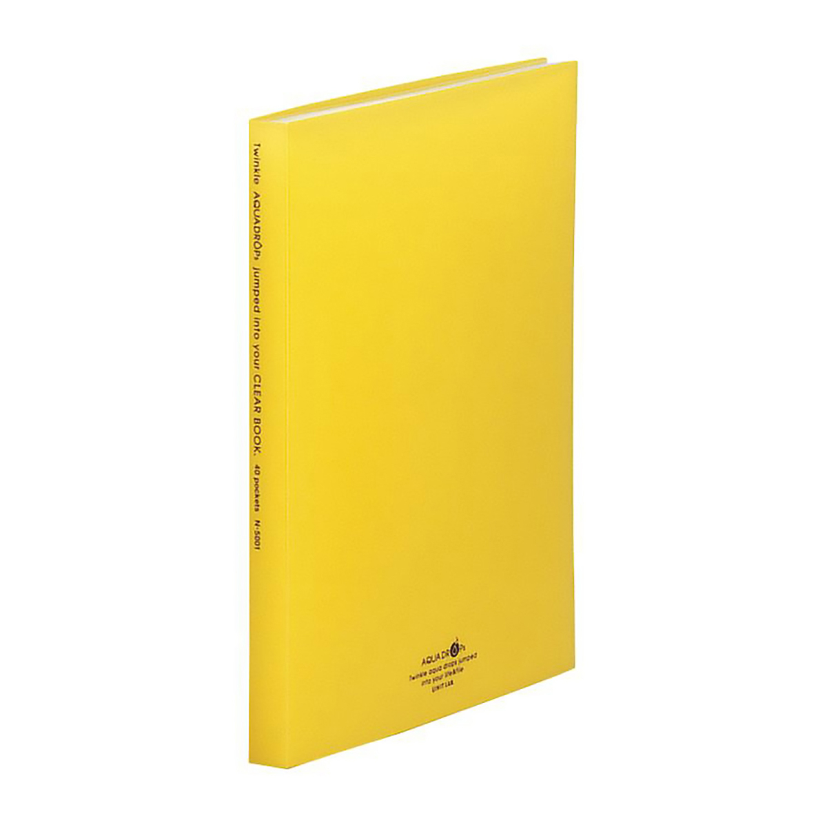 ＡＱＵＡ　ＤＲＯＰｓ　クリヤーブック　黄