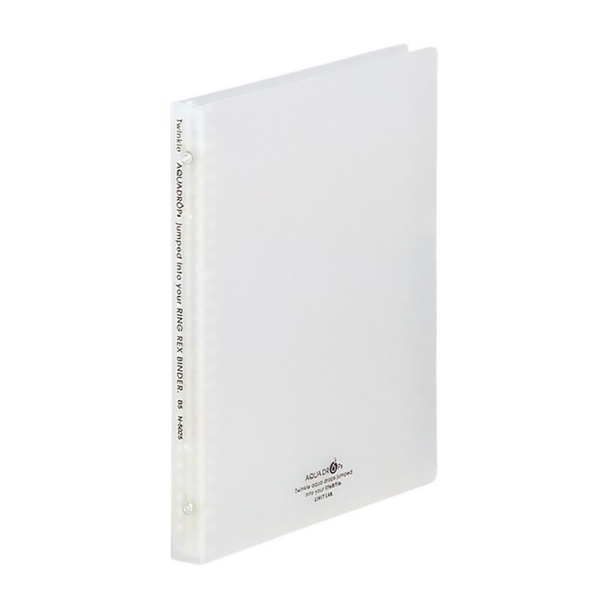 ＡＱＵＡ　ＤＲＯＰｓ　リングレックス　バインダー　乳白