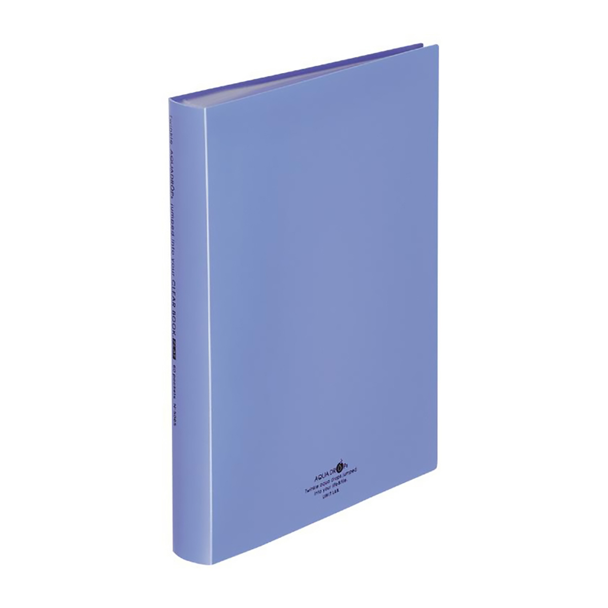 ＡＱＵＡ　ＤＲＯＰｓ　クリヤーブックフラット　青