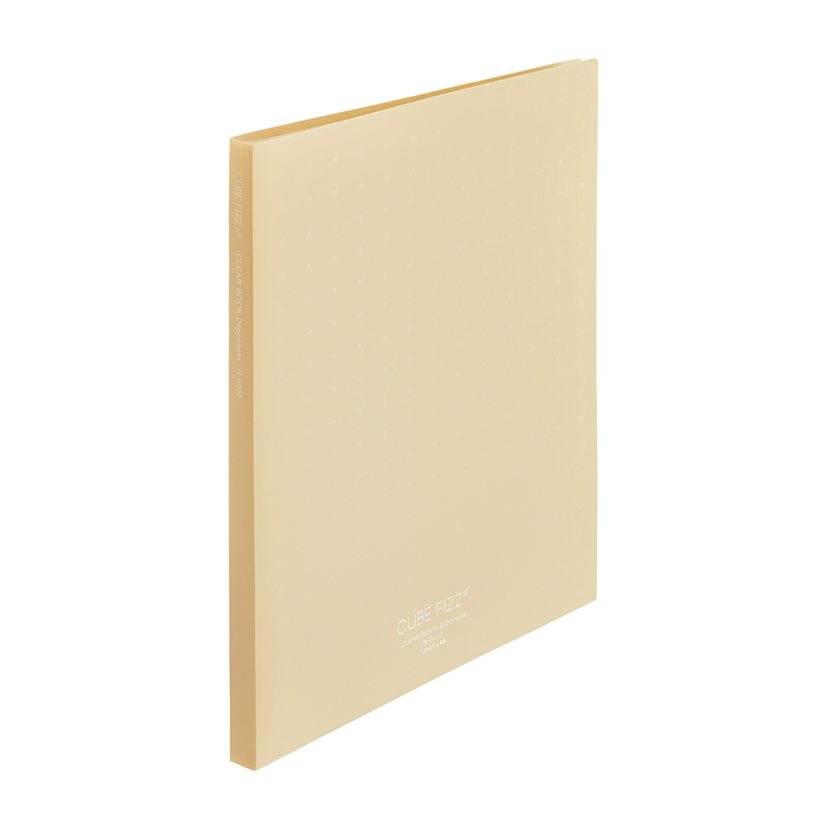 ＣＵＢＥ　ＦＩＺＺ　クリヤーブック　ベージュ