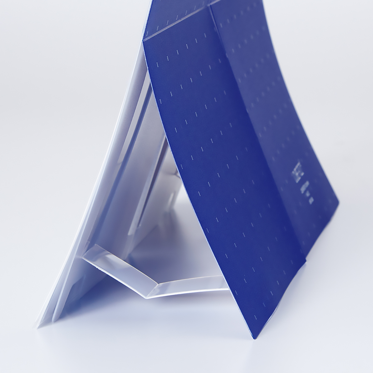 ＣＵＢＥ　ＦＩＺＺ　クリヤーブック＜スタンド式＞　ブルー