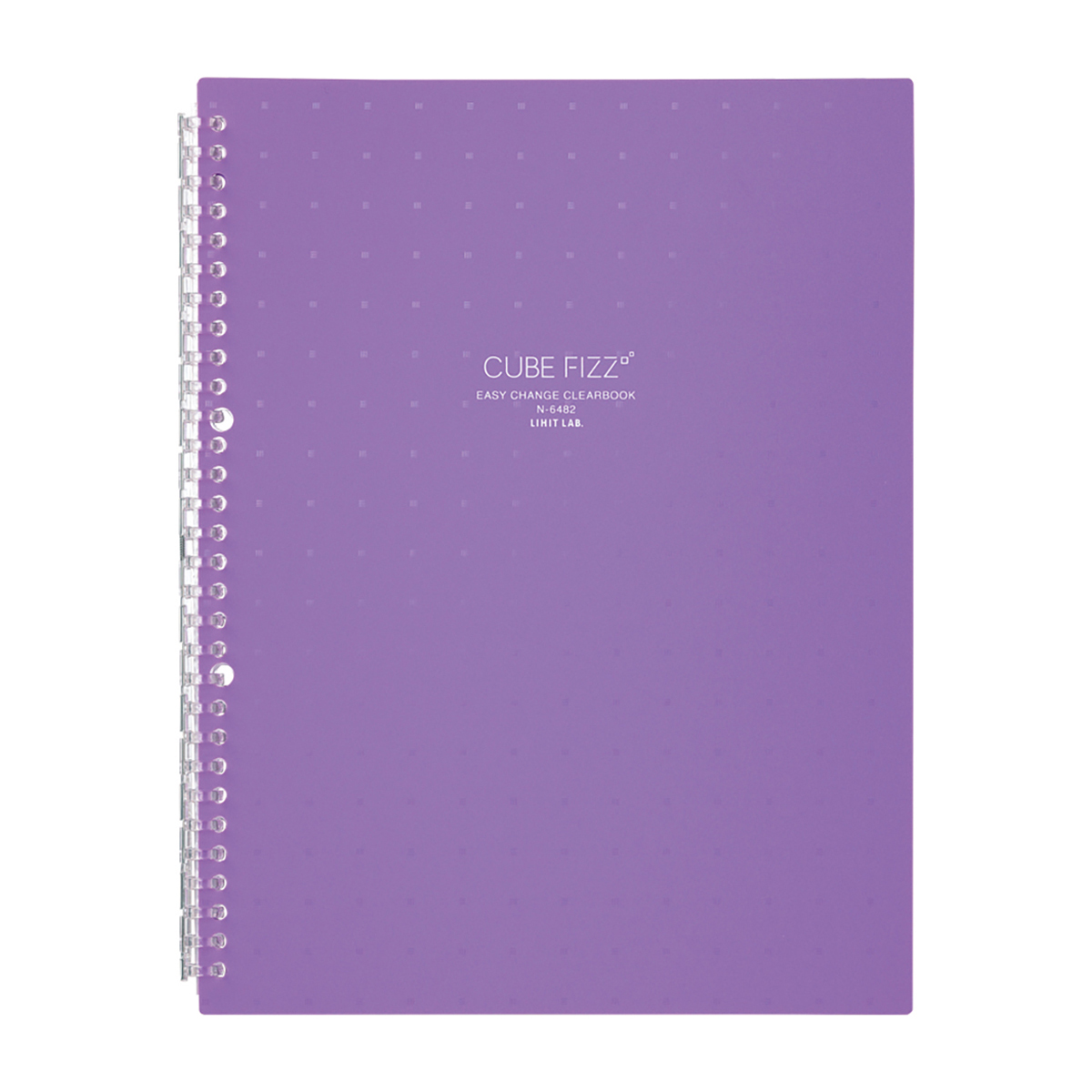 ＣＵＢＥ　ＦＩＺＺ　イージーチェンジ・クリヤーブック　パープル