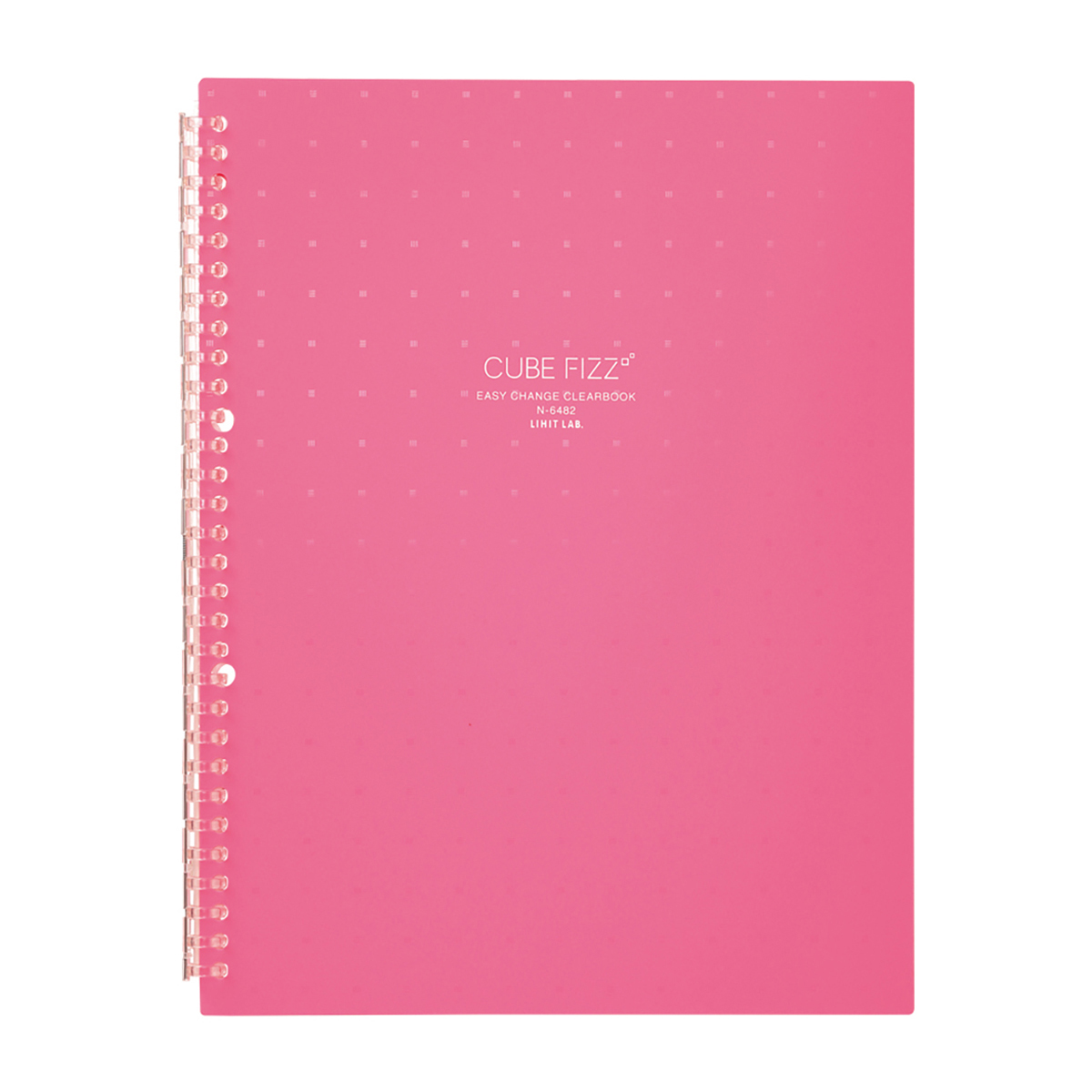 ＣＵＢＥ　ＦＩＺＺ　イージーチェンジ・クリヤーブック　ピンク