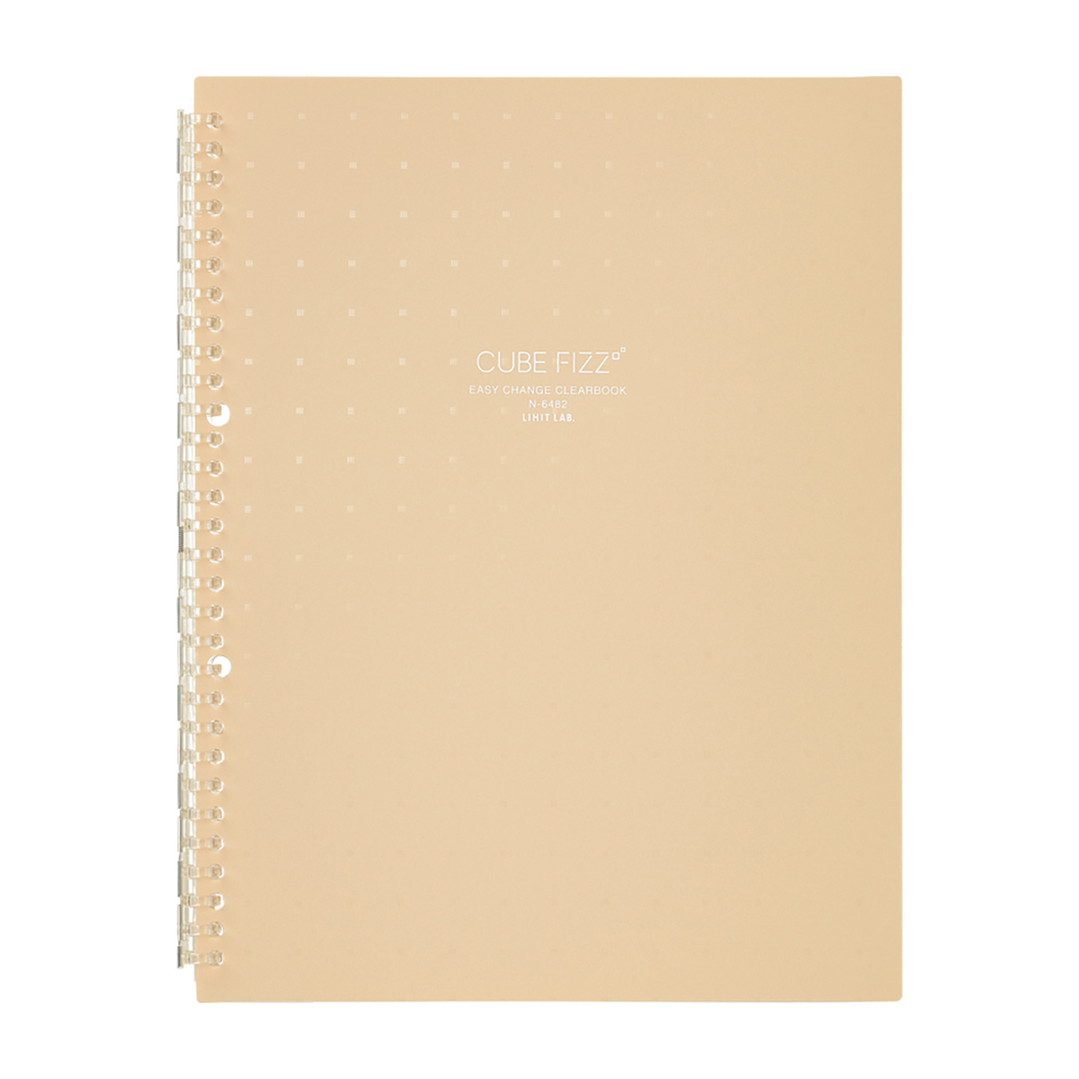 ＣＵＢＥ　ＦＩＺＺ　イージーチェンジ・クリヤーブック　ベージュ