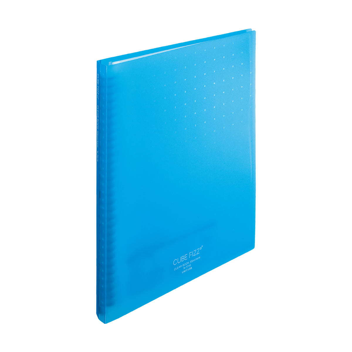 ＣＵＢＥ　ＦＩＺＺ　クリヤーブック＜ポケット交換タイプ＞　ブルー