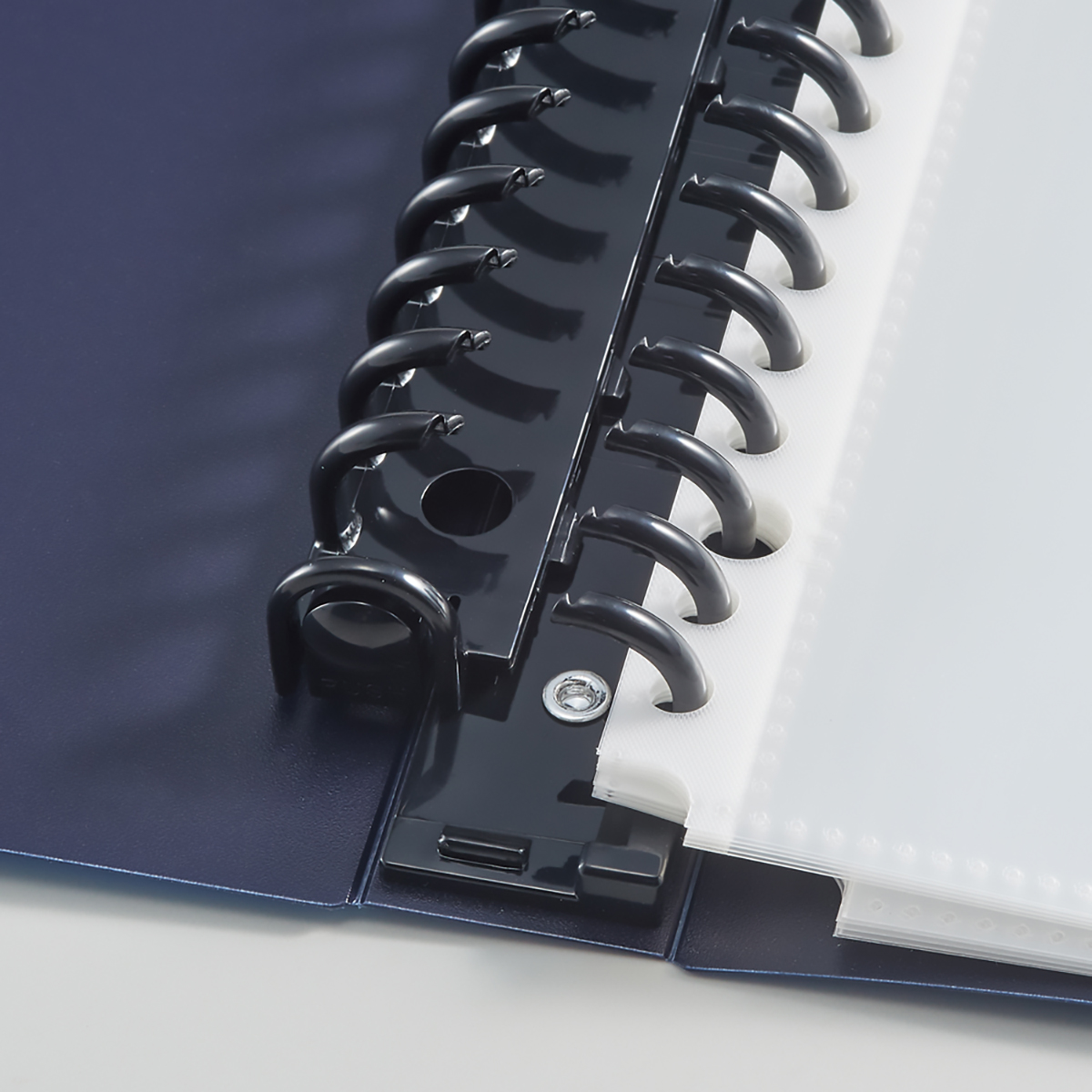 ＳＥＬＦＡＮＡ　クリヤーブック＜ポケット交換式＞　ネイビーブラック