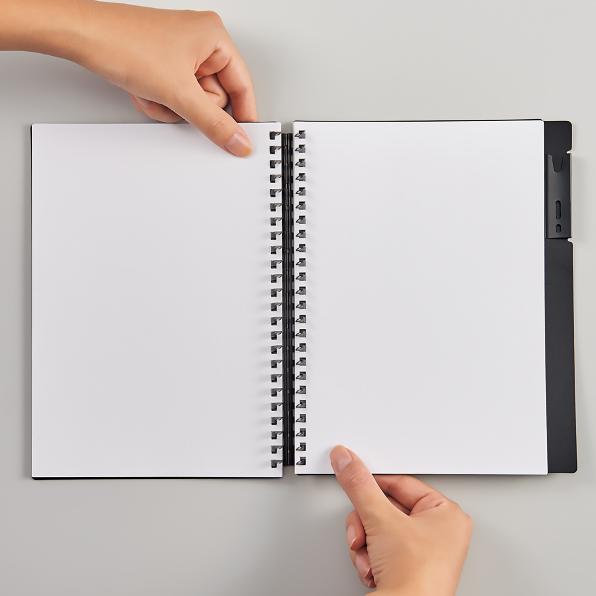 ＳＥＬＦＡＮＡ　オープンリングノート　ネイビーブラック