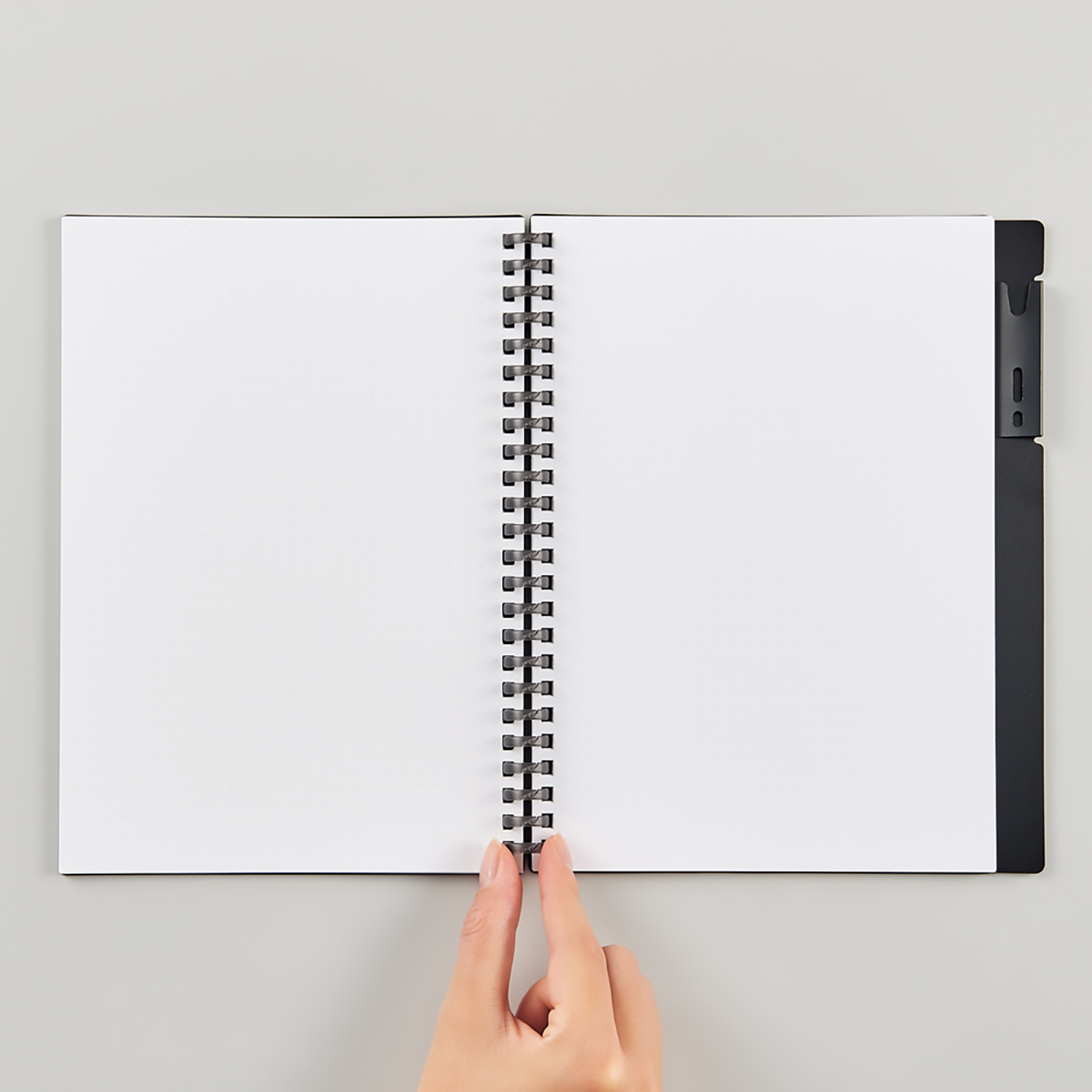 ＳＥＬＦＡＮＡ　オープンリングノート　ネイビーブラック