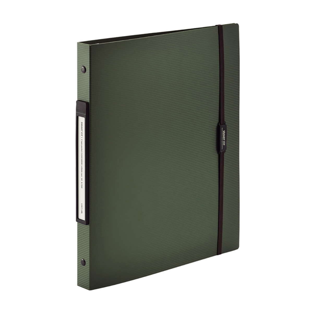 ＳＭＡＲＴ　ＦＩＴ　２タイプポケットクリヤーブック交換式　オリーブ