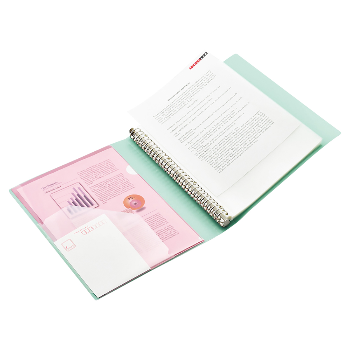 ｎｏｉｅ－ｓｔｙｌｅ　クリヤーブック交換式　オレンジ