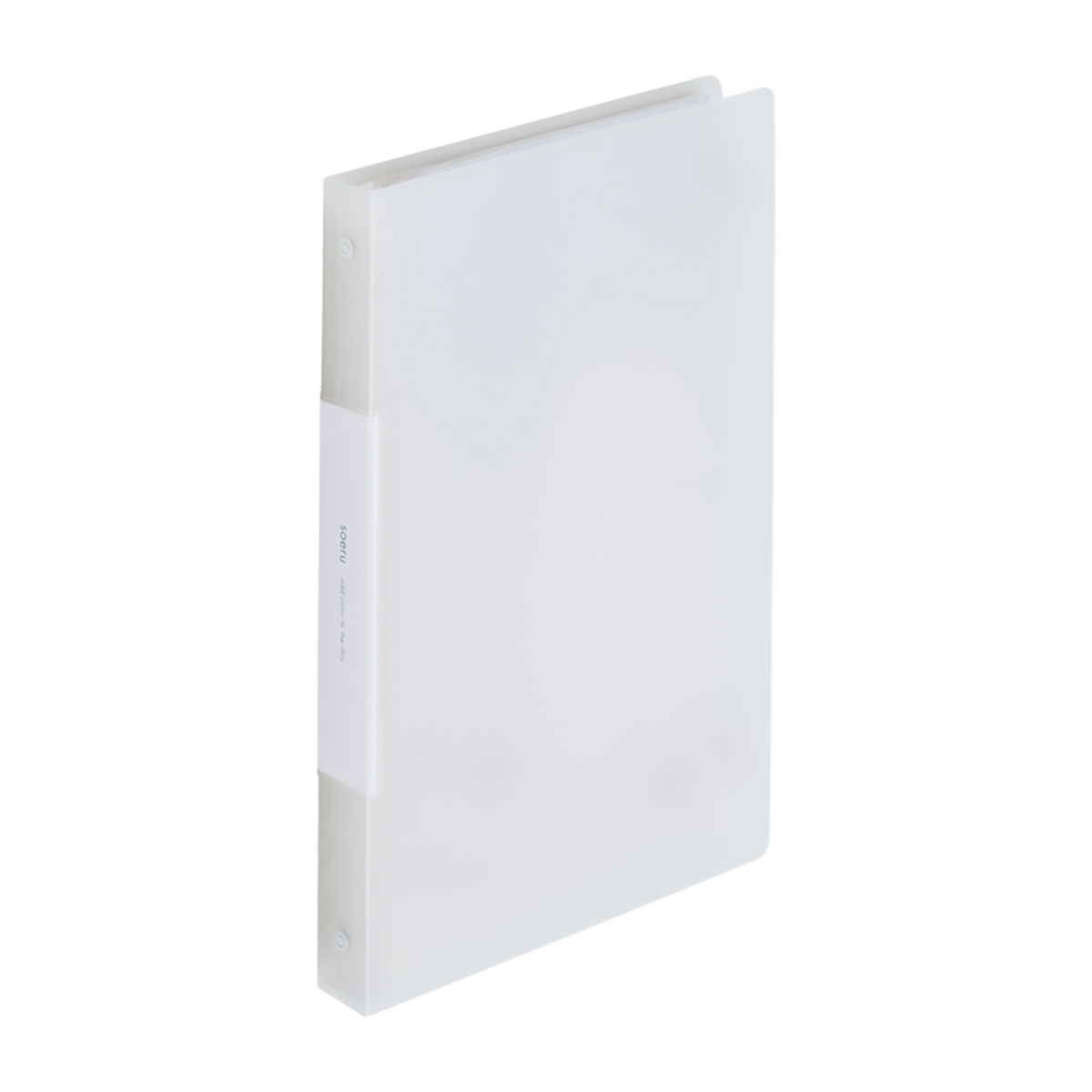 ｓｏｅｒｕ　クリヤーブック＜ポケット交換タイプ＞　フロストクリヤー