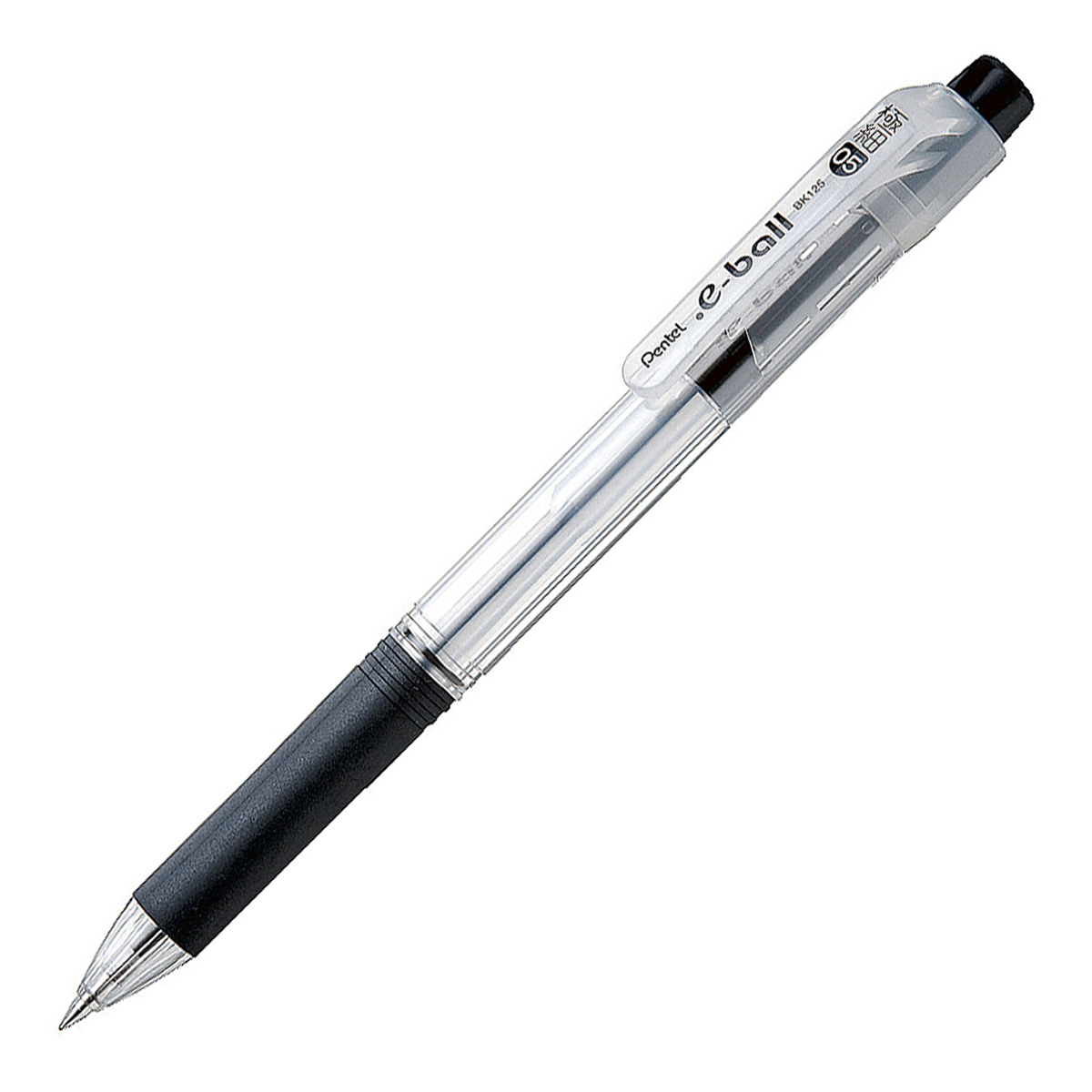 ぺんてる 油性ボールペン ドットイー 0.5mm 黒 BK125-A