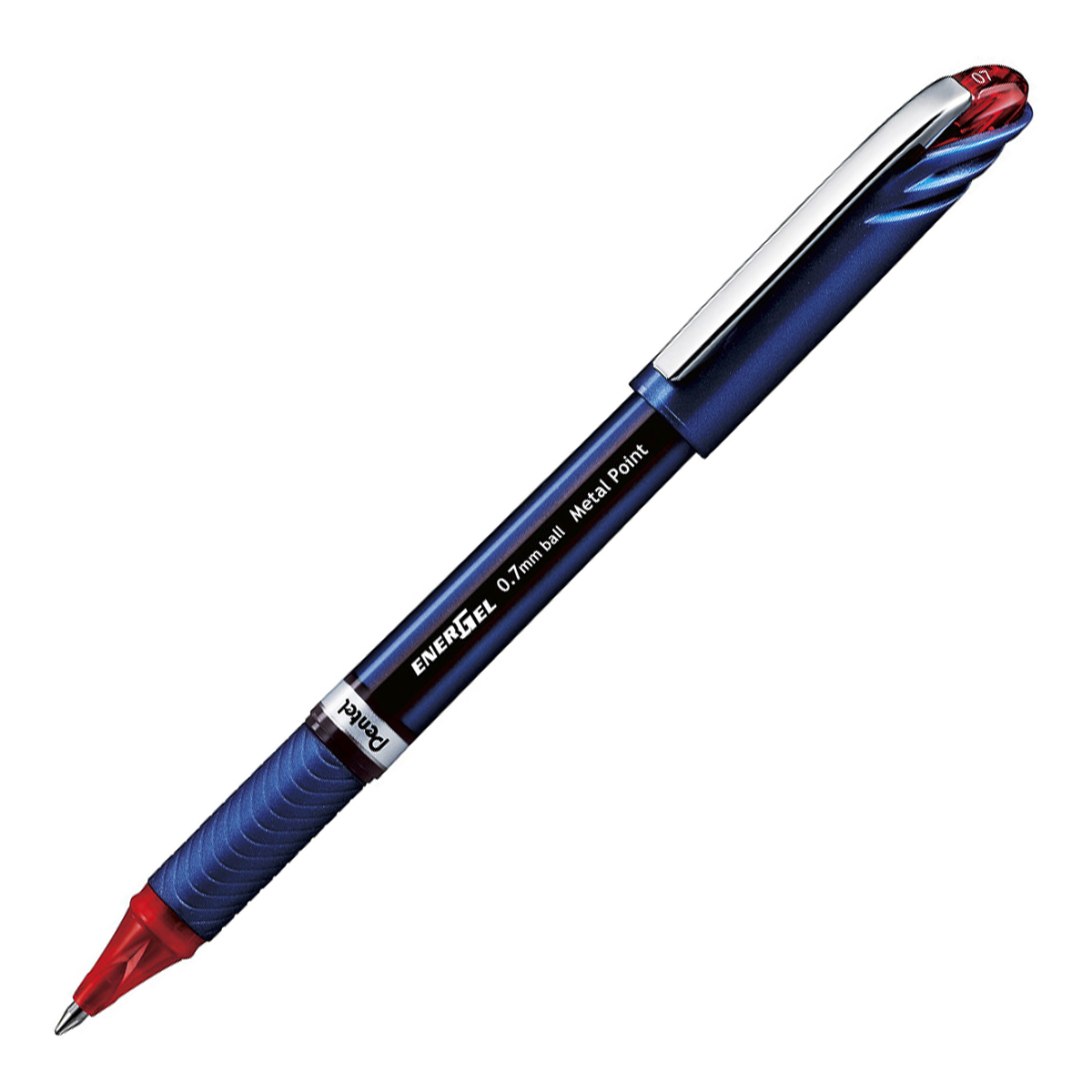 ぺんてる ゲルインキボールペン エナージェル ユーロ 0.7mm 赤 BL27-B