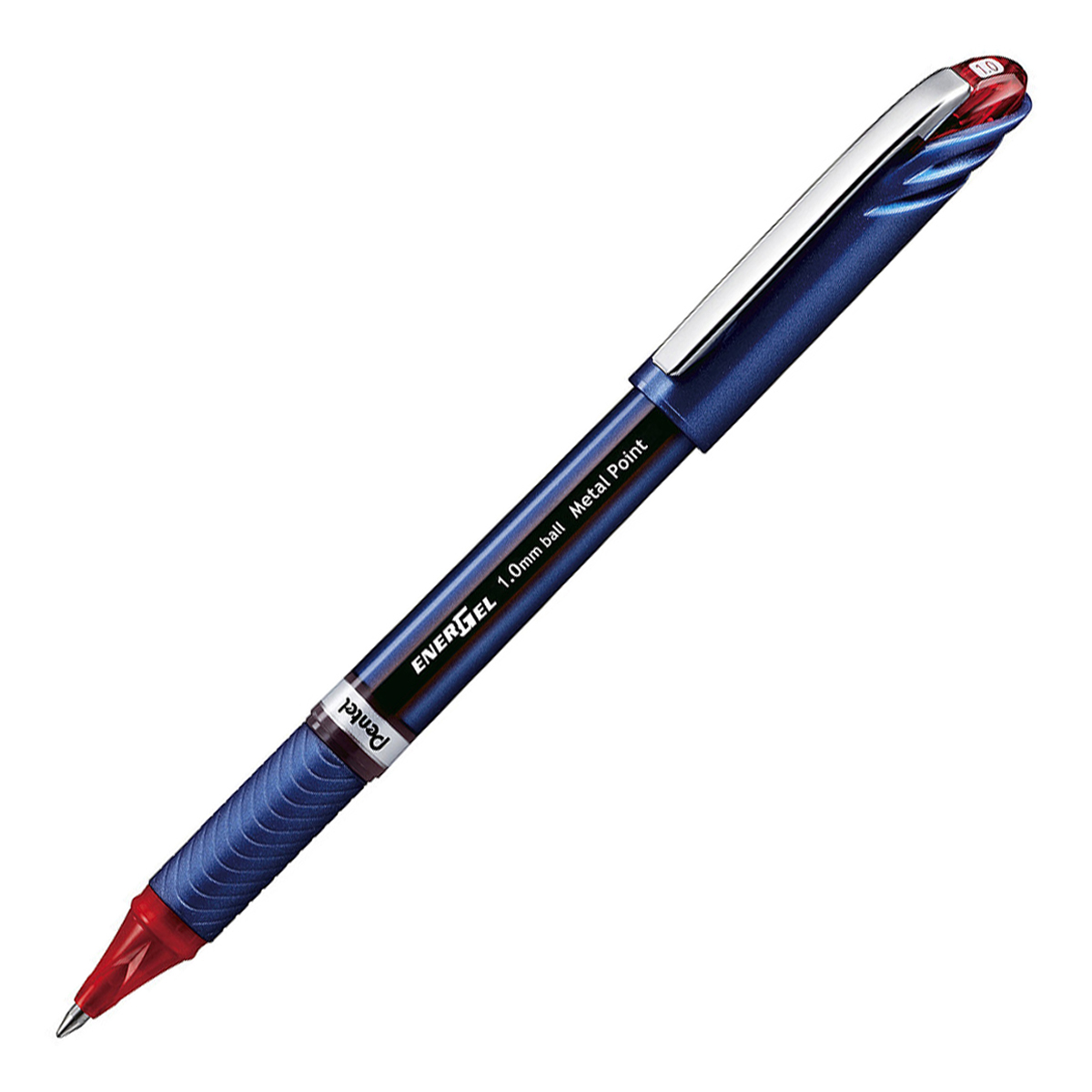 ぺんてる ゲルインキボールペン エナージェル ユーロ 1.0mm 赤 BL30-B