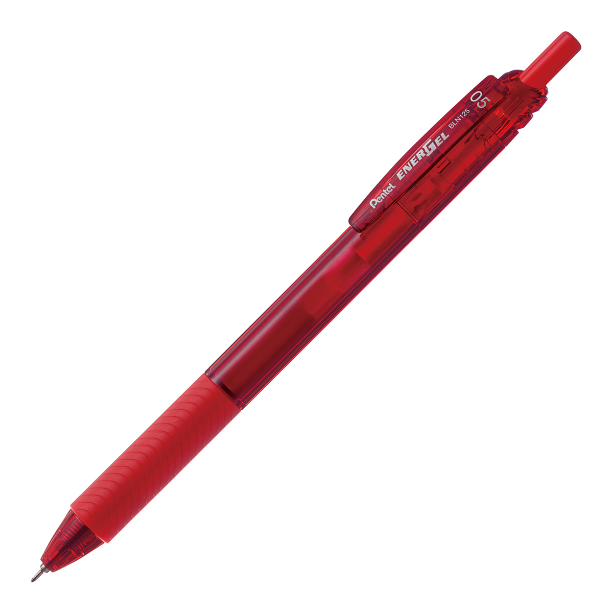ぺんてる ゲルインキボールペン エナージェル エス 0.5mm 赤 BLN125-B