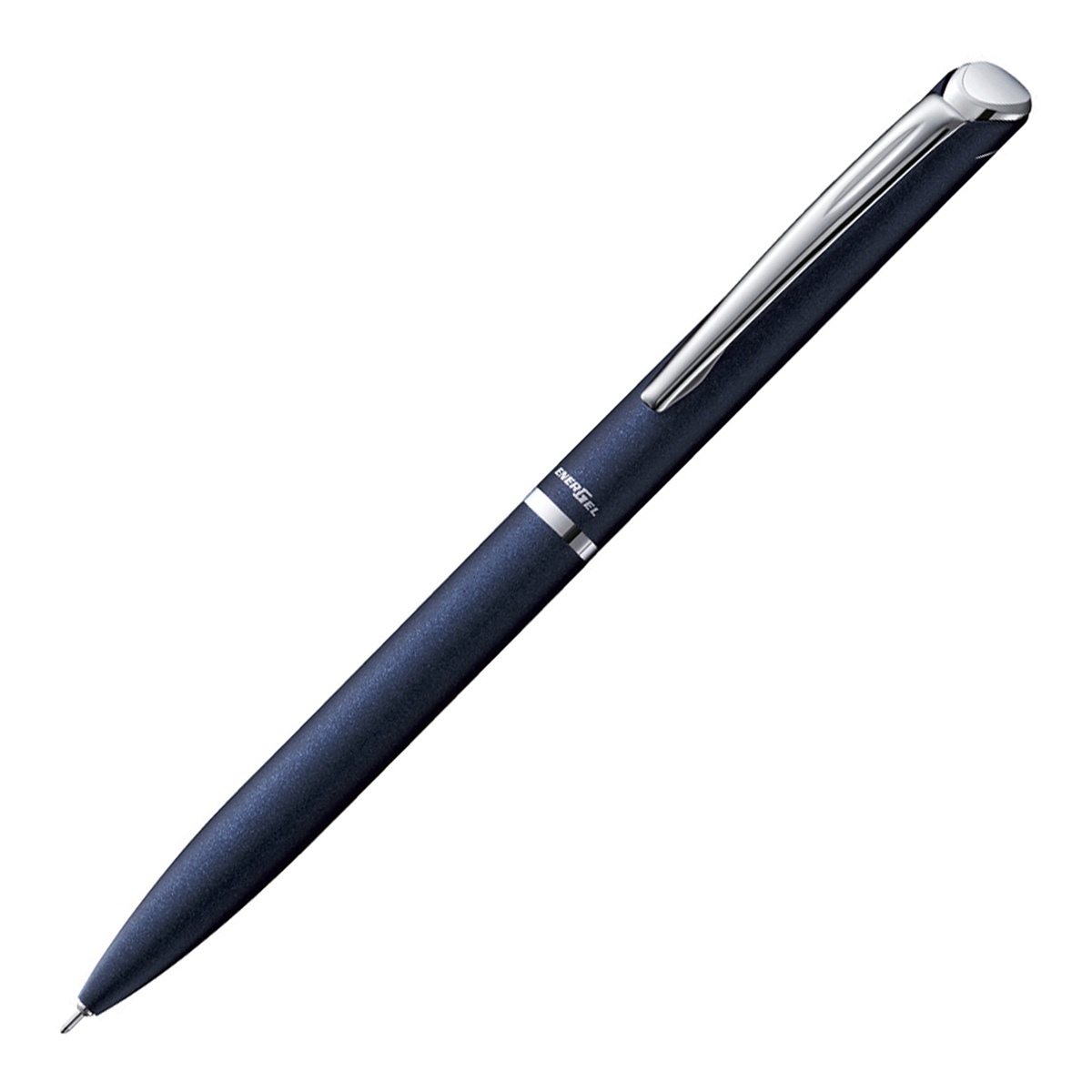 ぺんてる ゲルインキボールペン エナージェル フィログラフィ 0.5mm ダークブルー軸 黒 BLN2005C