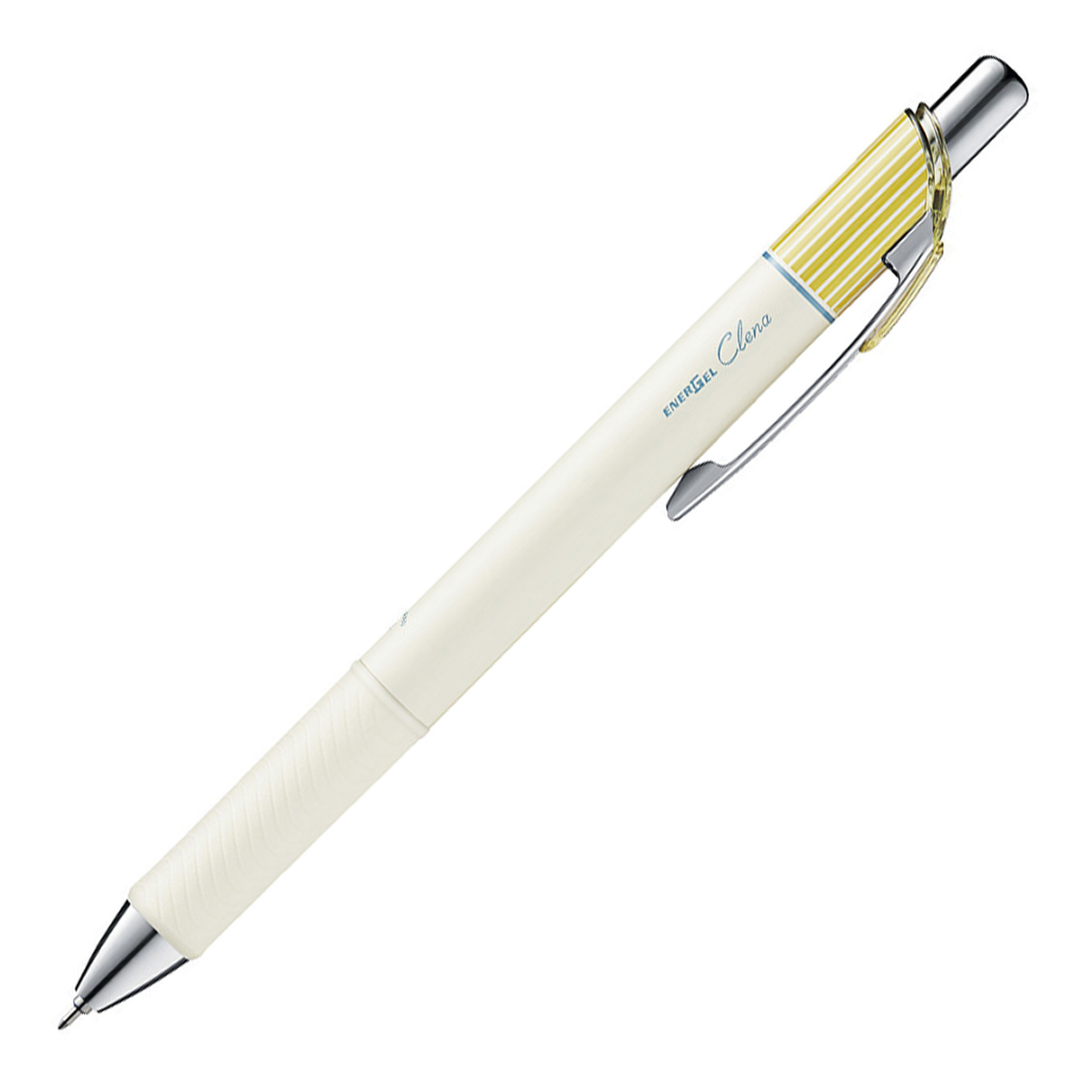 ぺんてる ゲルインキボールペン エナージェル クレナ 0.3mm ミモザイエロー軸 黒 BLN73LG-A