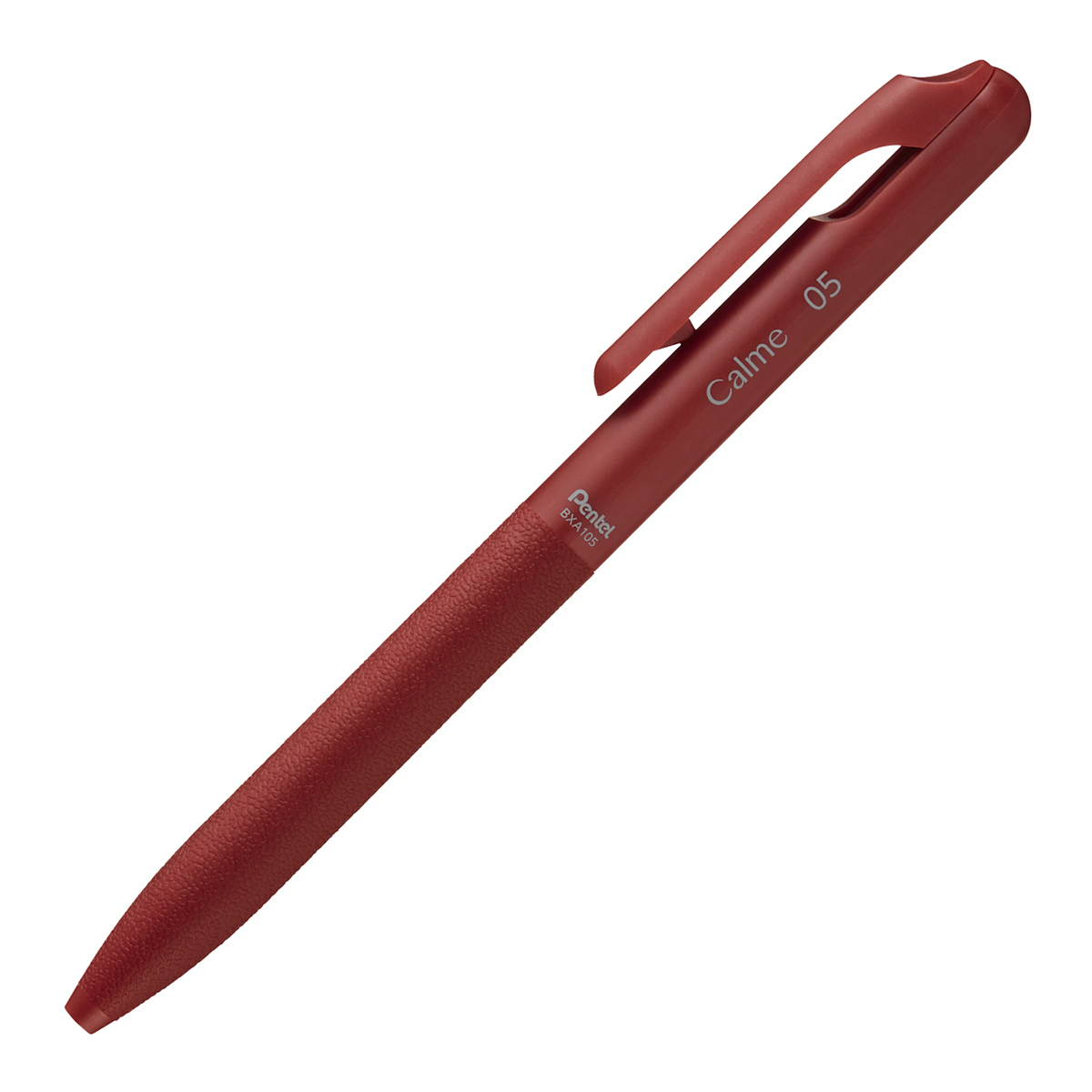 ぺんてる 油性ボールペン Calme カルム 0.5mm レッド軸 赤 BXA105B-B