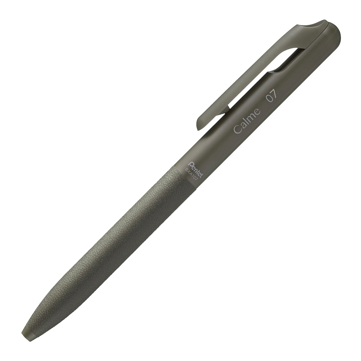 ぺんてる 油性ボールペン Calme カルム 0.7mm カーキ軸 黒 BXA107D-A