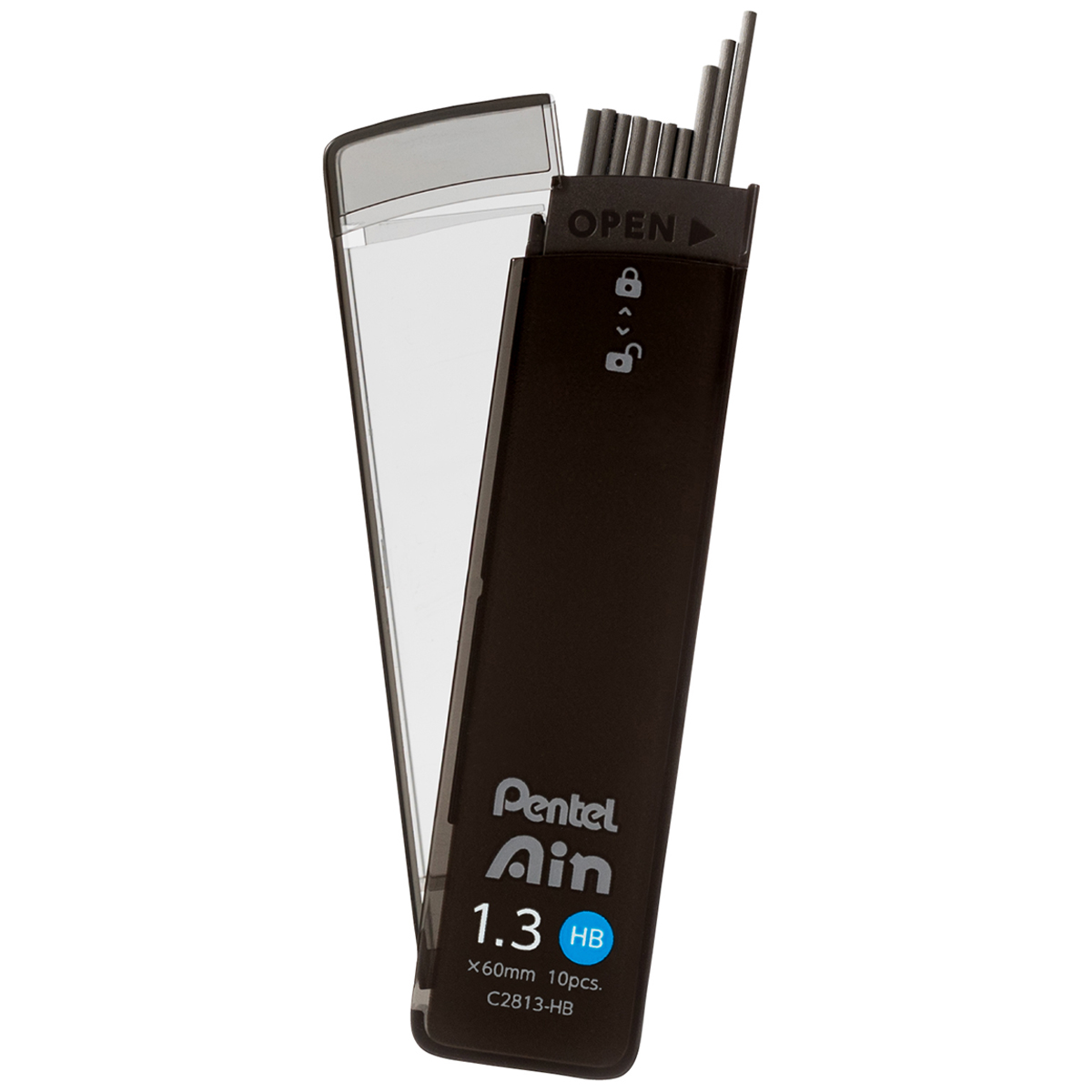 ぺんてる シャープペン芯 Pentel Ain ぺんてるアイン 1.3mm HB C2813-HB