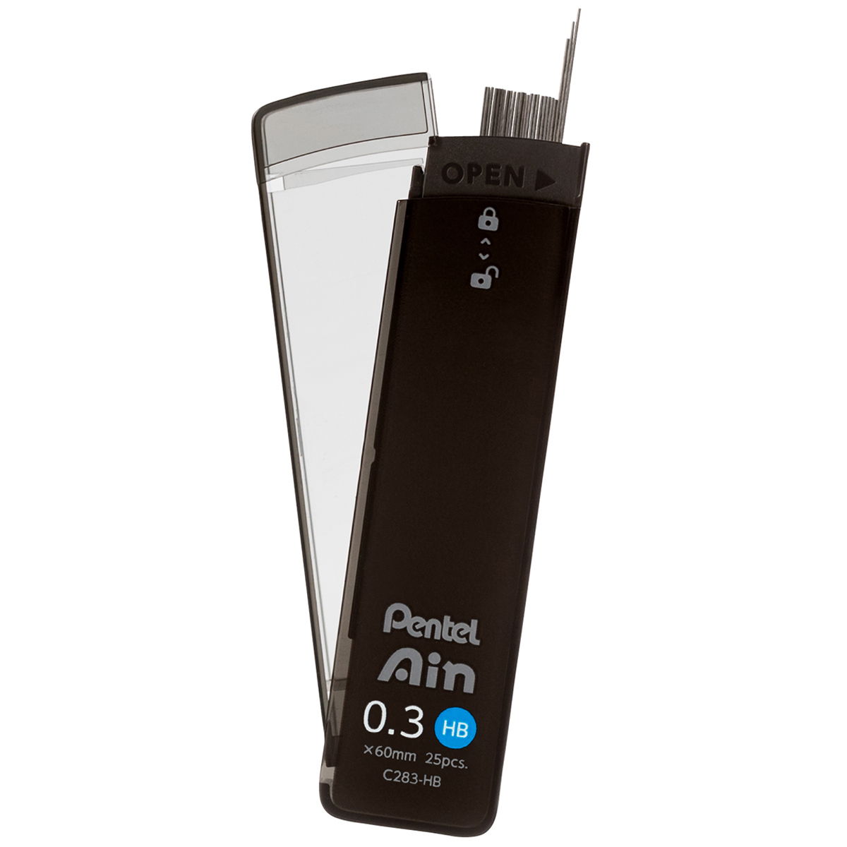 ぺんてる シャープペン芯 Pentel Ain ぺんてるアイン 0.3mm HB C283-HB