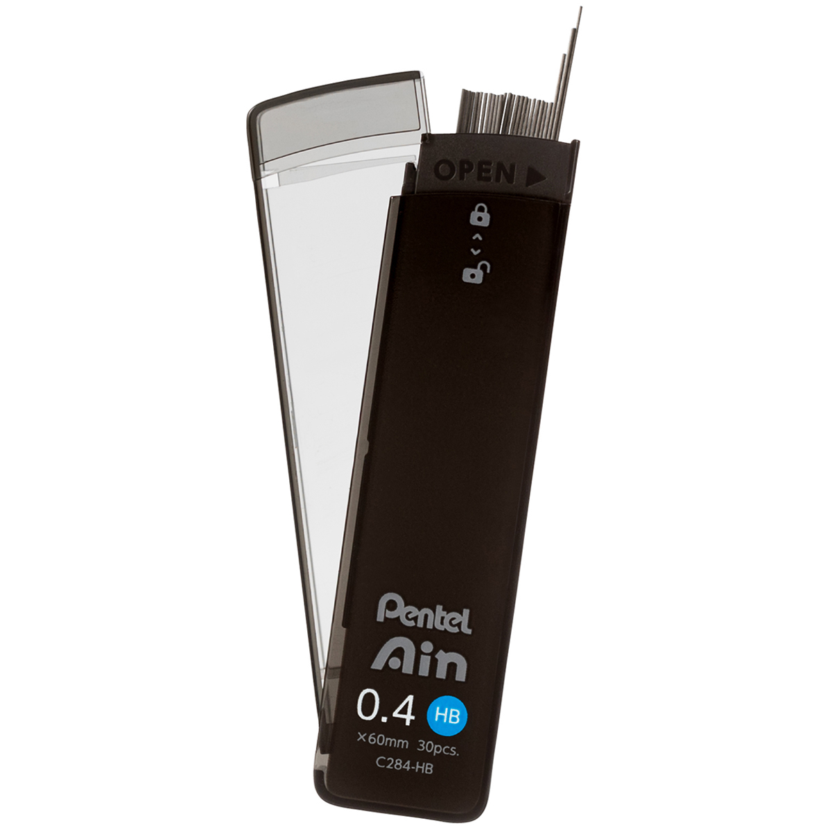 ぺんてる シャープペン芯 Pentel Ain ぺんてるアイン 0.4mm HB C284-HB