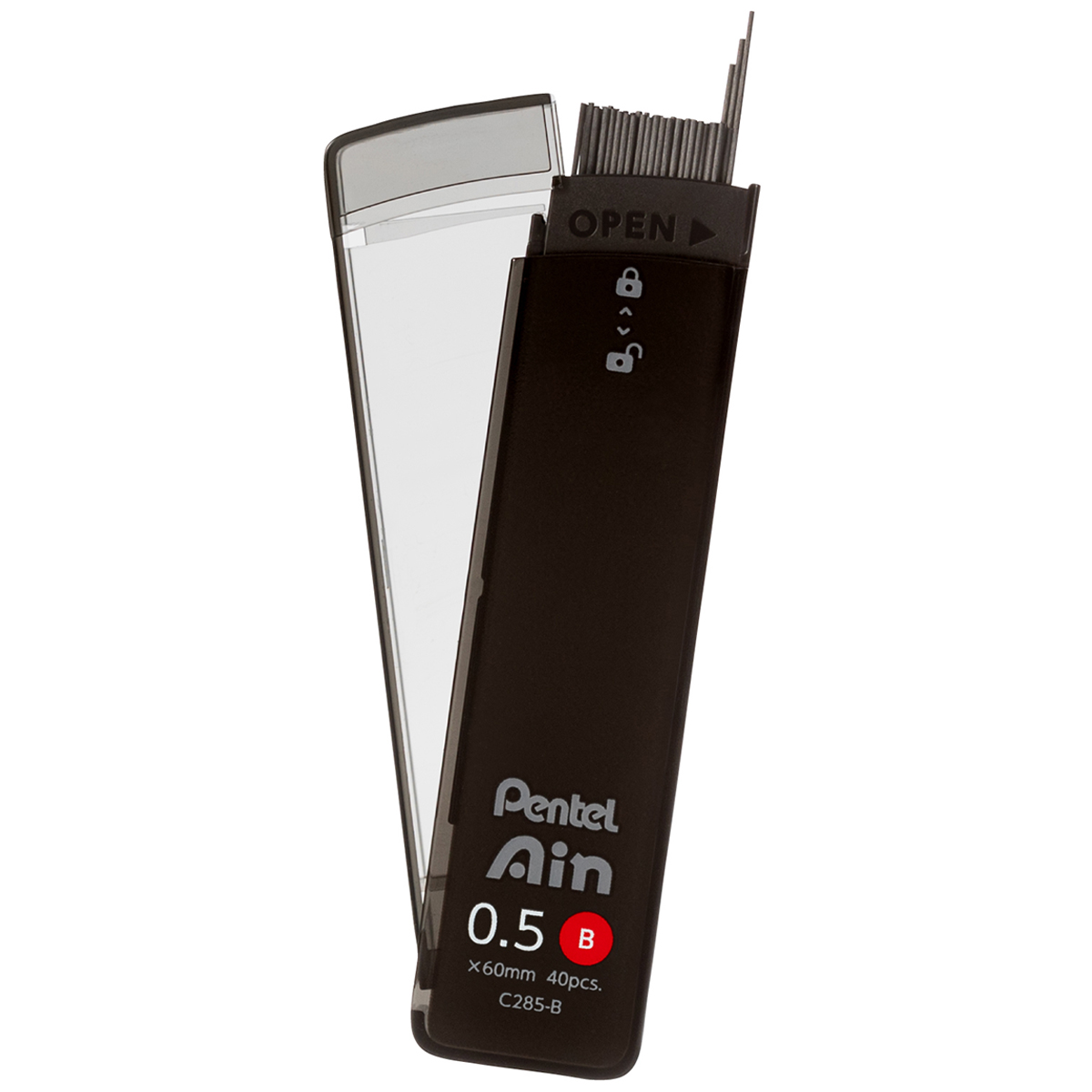 ぺんてる シャープペン芯 Pentel Ain ぺんてるアイン 0.5mm B C285-B