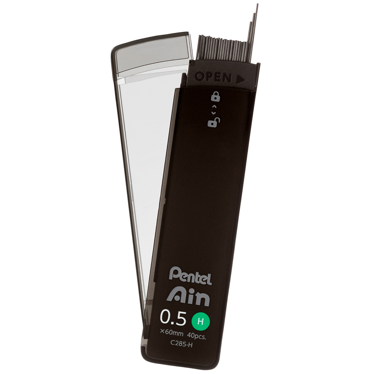 ぺんてる シャープペン芯 Pentel Ain ぺんてるアイン 0.5mm H C285-H