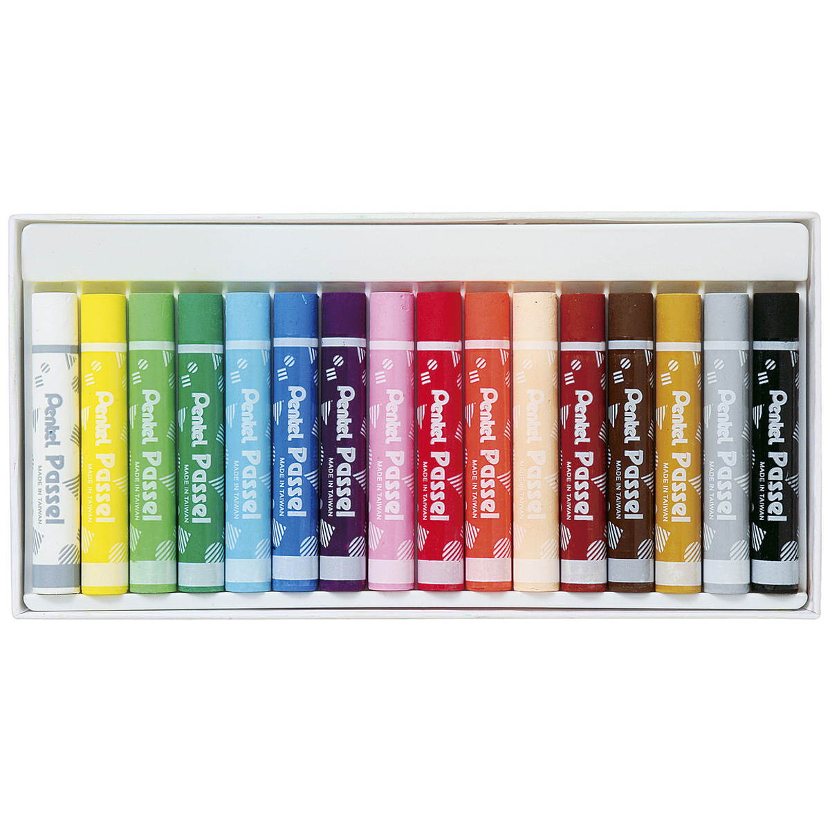 ぺんてる パス パッセル クリアラベル巻き セット 16色 使い方集付 GHPAR-16