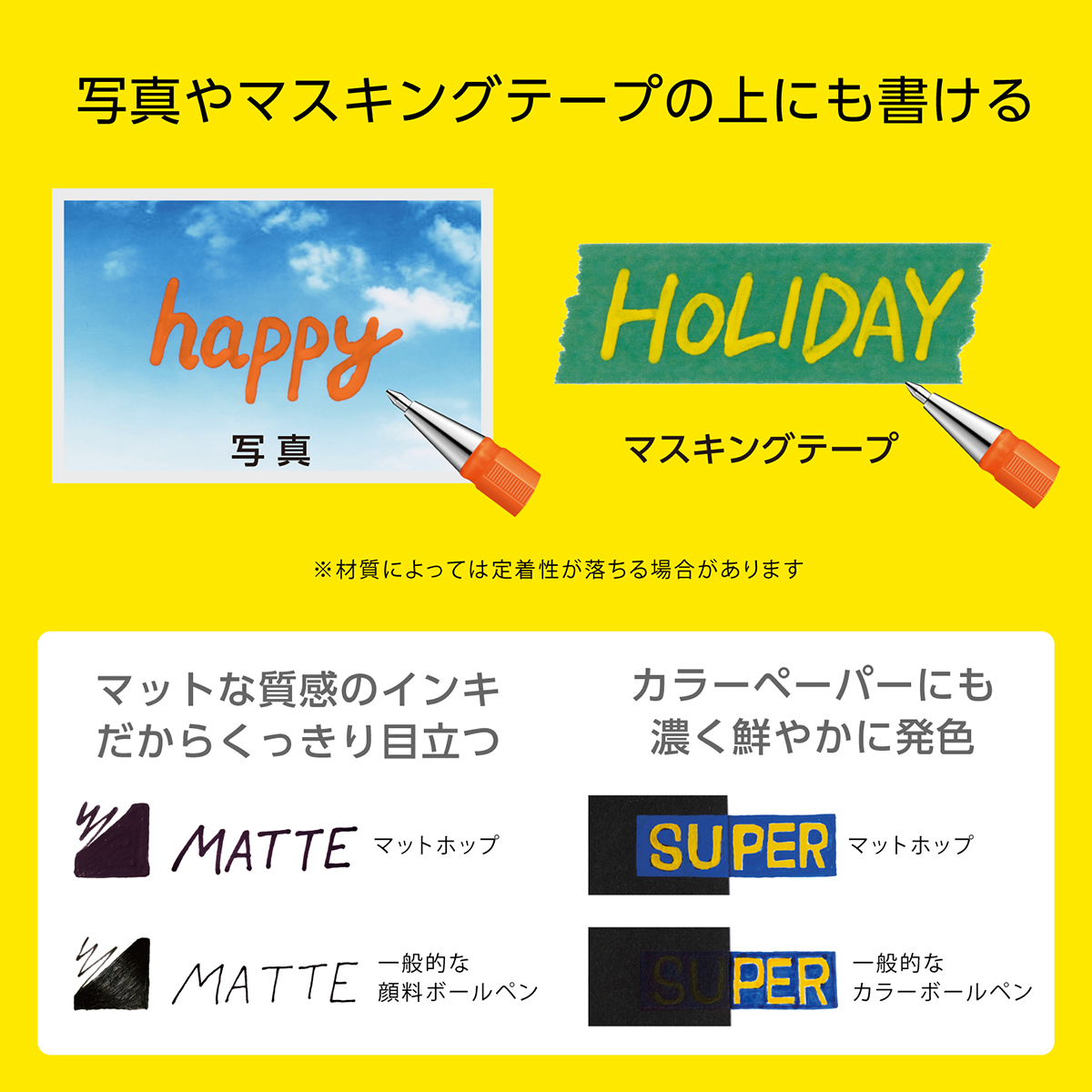 ぺんてる ゲルインキボールペン MATTEHOP マットホップ 1.0mm ブルー K110-VC