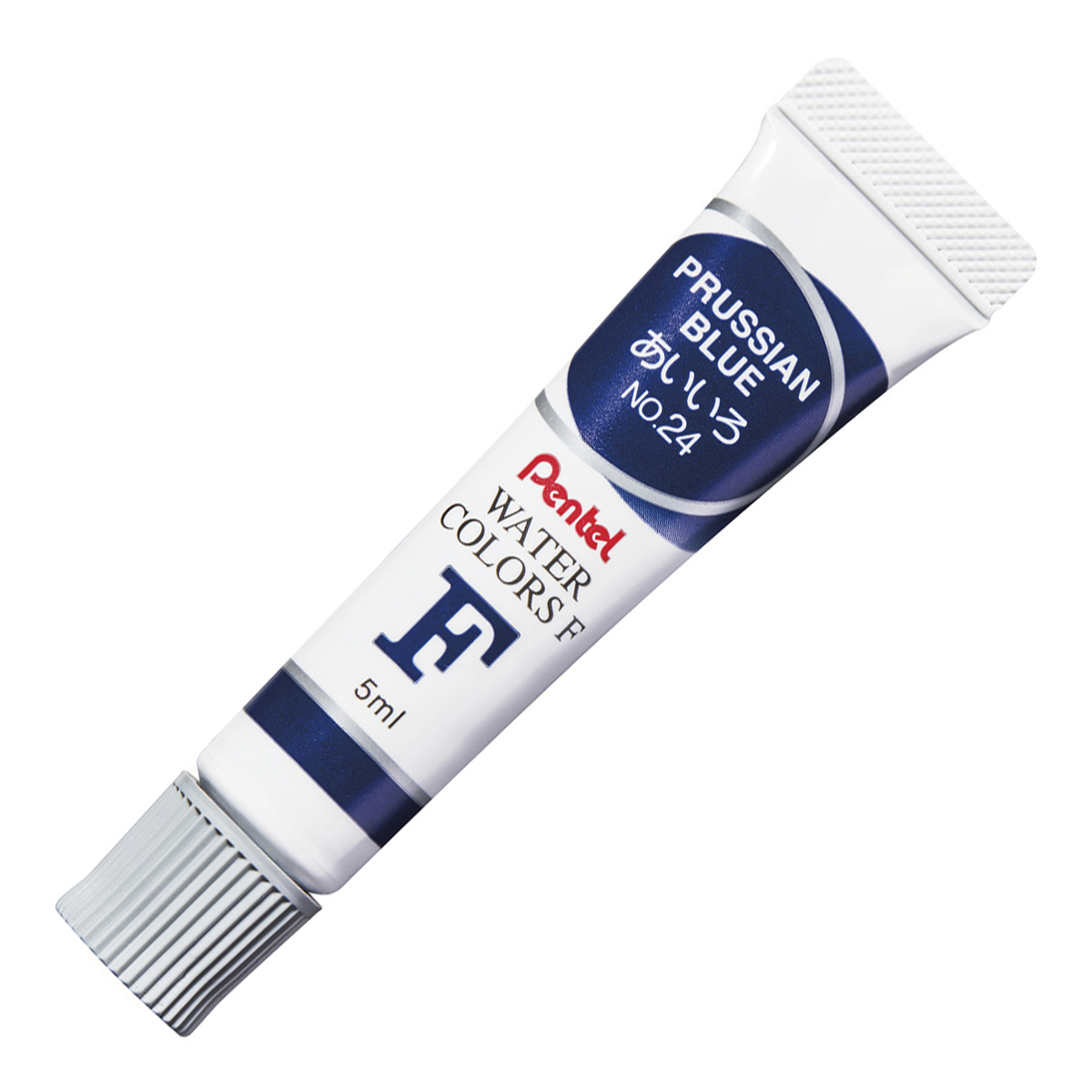 ぺんてる 水彩絵の具 エフ水彩 ラミチューブ入り 単色 あいいろ WFR-T24