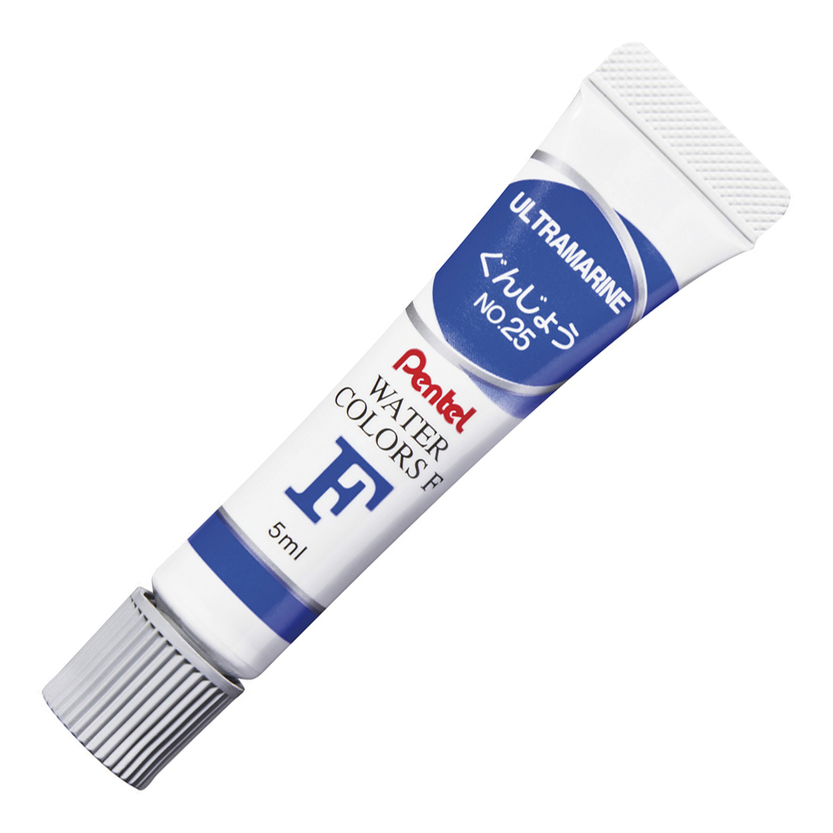 ぺんてる 水彩絵の具 エフ水彩 ラミチューブ入り 単色 ぐんじょう WFR-T25