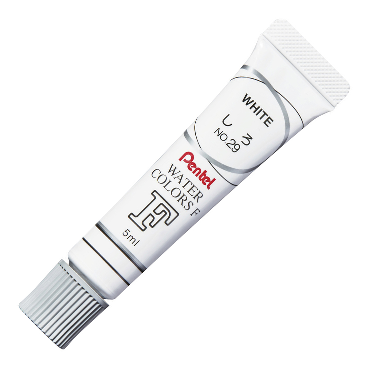 ぺんてる 水彩絵の具 エフ水彩 ラミチューブ入り 単色 しろ WFR-T29