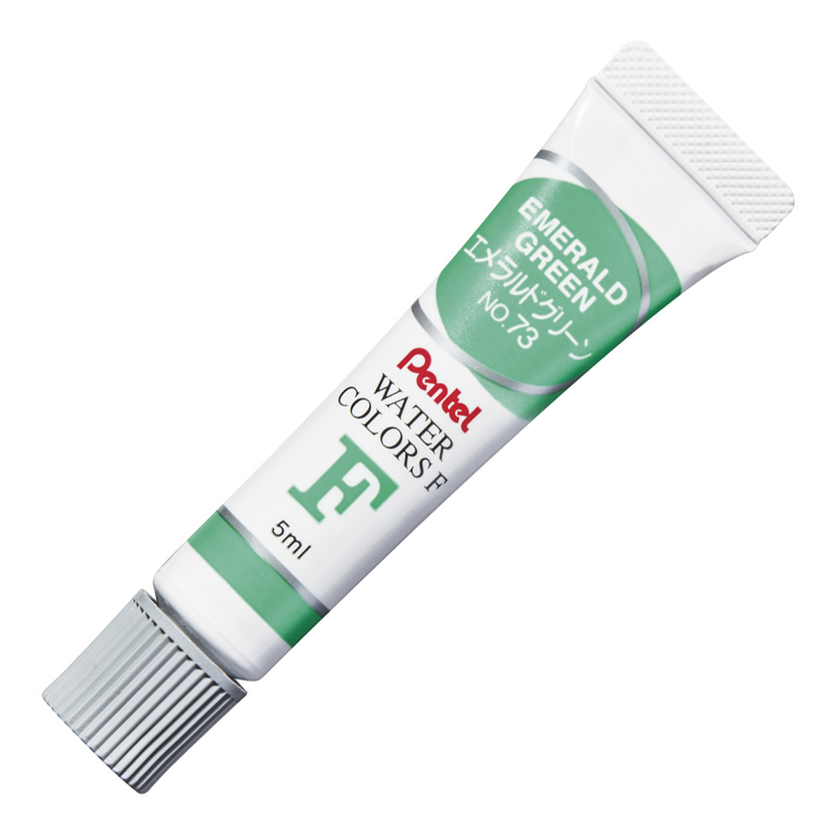 ぺんてる 水彩絵の具 エフ水彩 ラミチューブ入り 単色 エメラルドグリーン WFR-T73