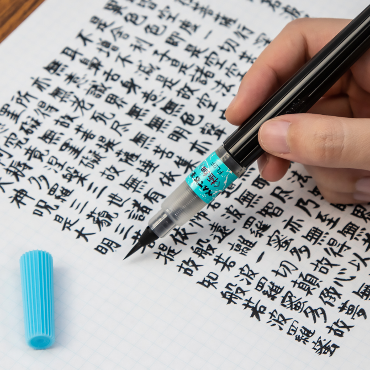 ぺんてる 筆ペン ぺんてる筆 極細 黒 XFL2F