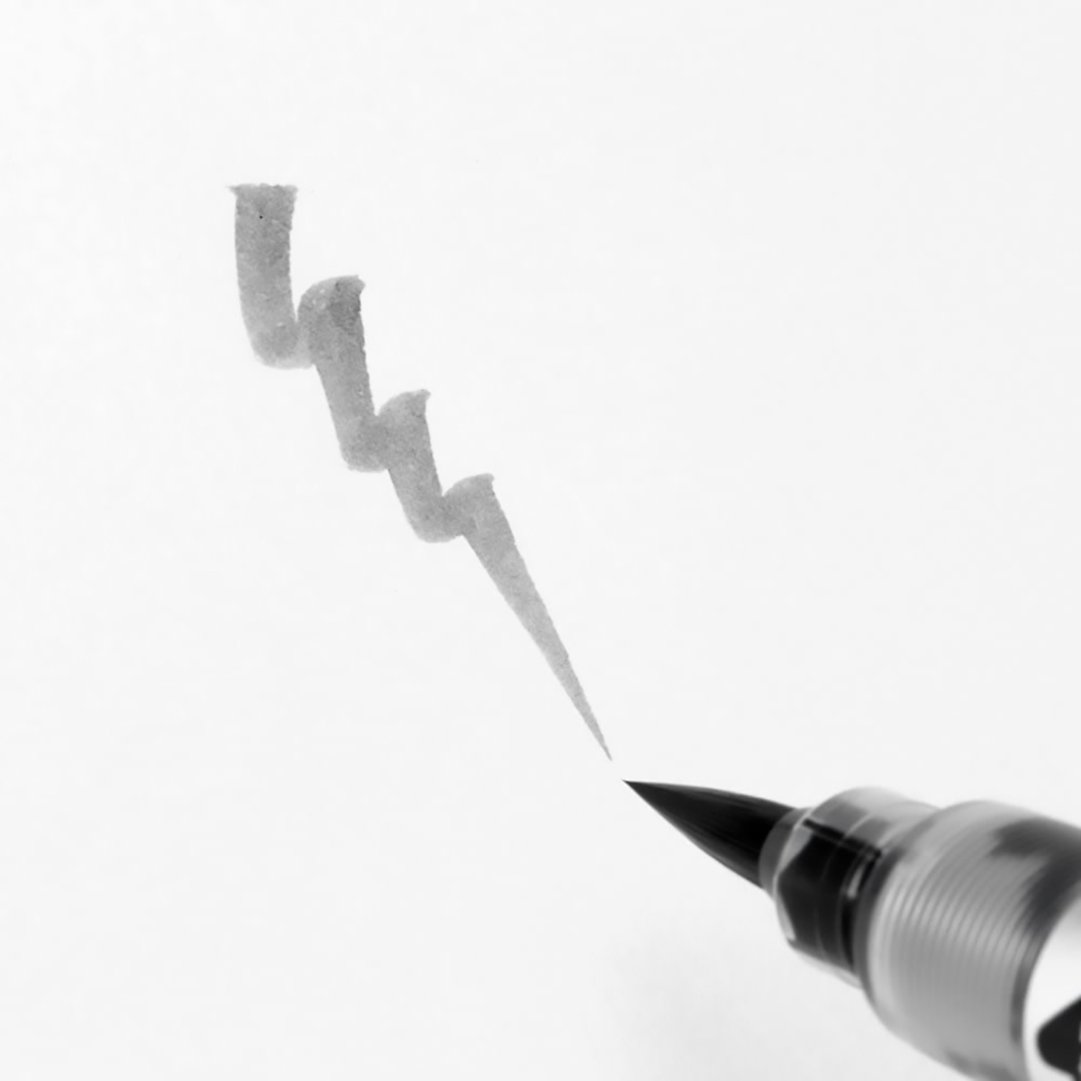 ぺんてる 筆ペン ぺんてる筆 うす墨 XFL3L