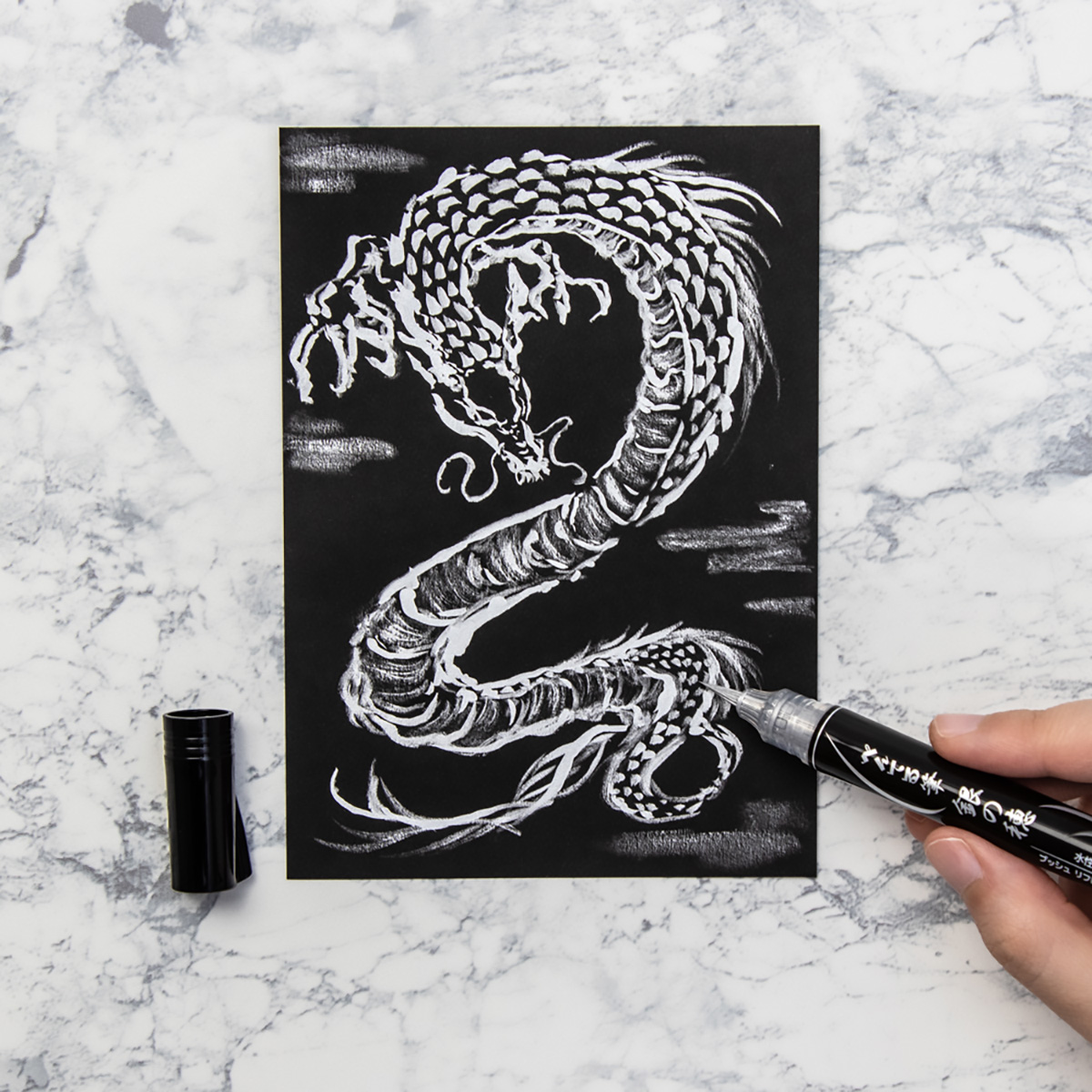 ぺんてる 筆ペン ぺんてる筆 銀の穂 XGFH-Z