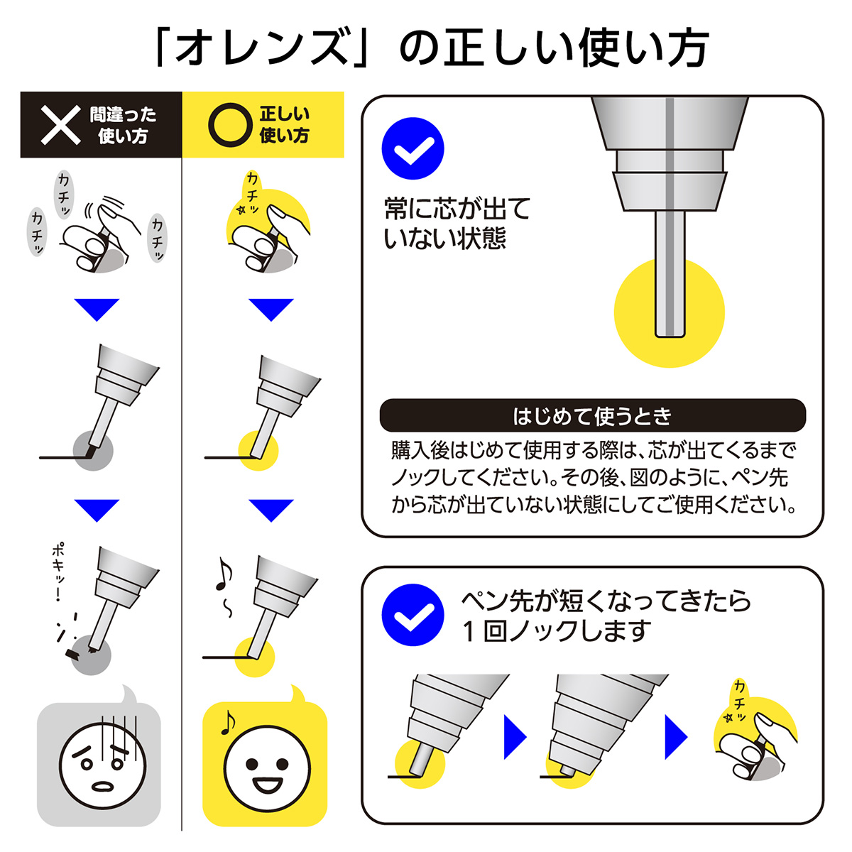ぺんてる シャープペンシル オレンズ メタルグリップ 0.5mm スカイブルー軸 XPP1005G2-S