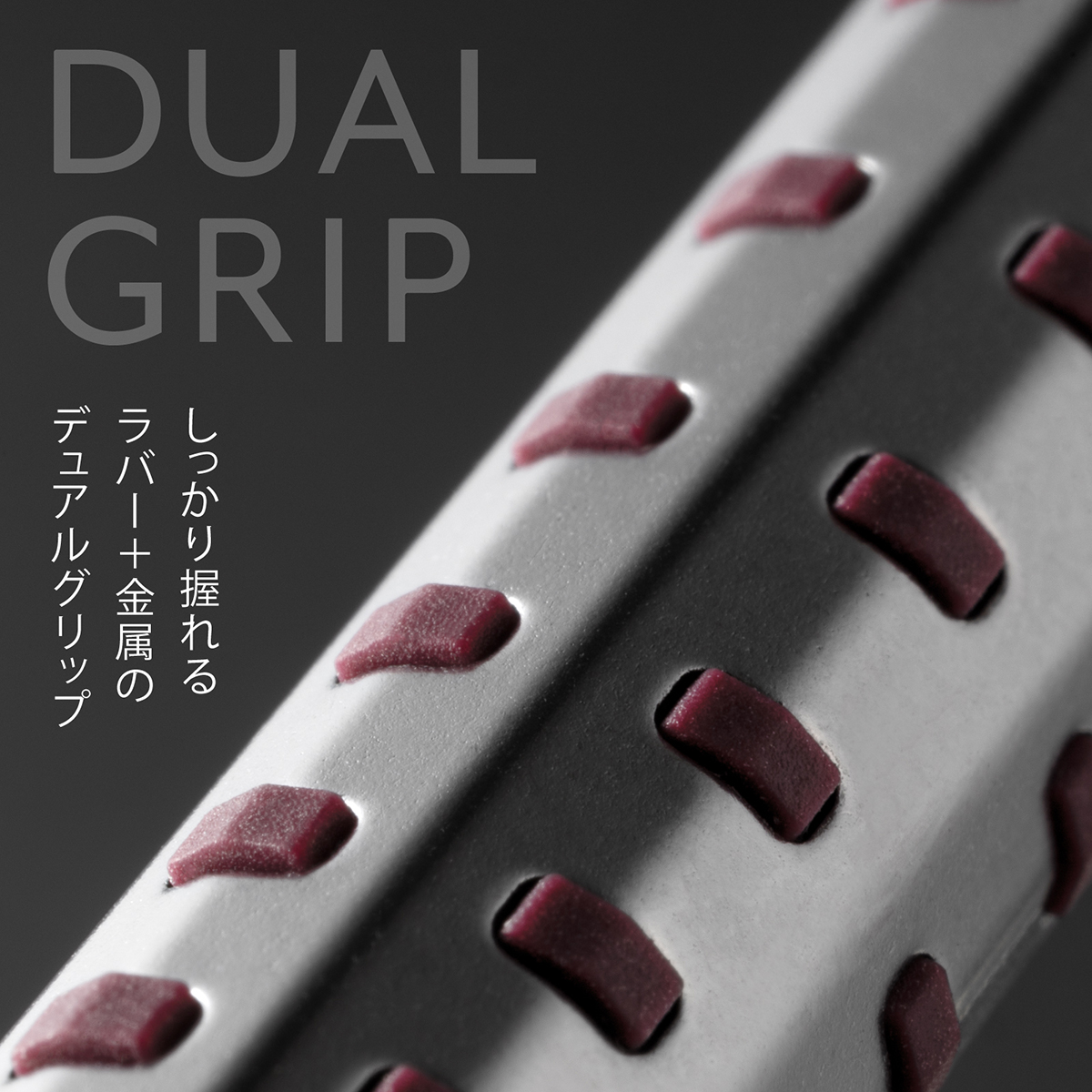 ぺんてる シャープペンシル orenz AT オレンズ エーティー デュアルグリップタイプ 0.5mm ダークレッド軸 XPP2005-B