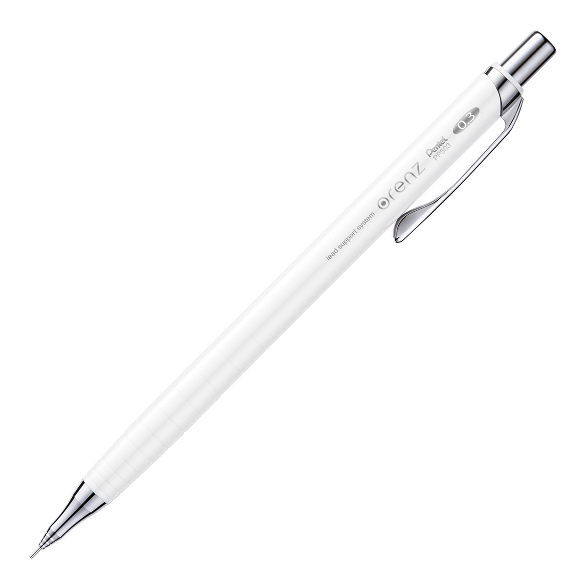 ぺんてる シャープペンシル オレンズ 0.3mm ホワイト軸 XPP503-W