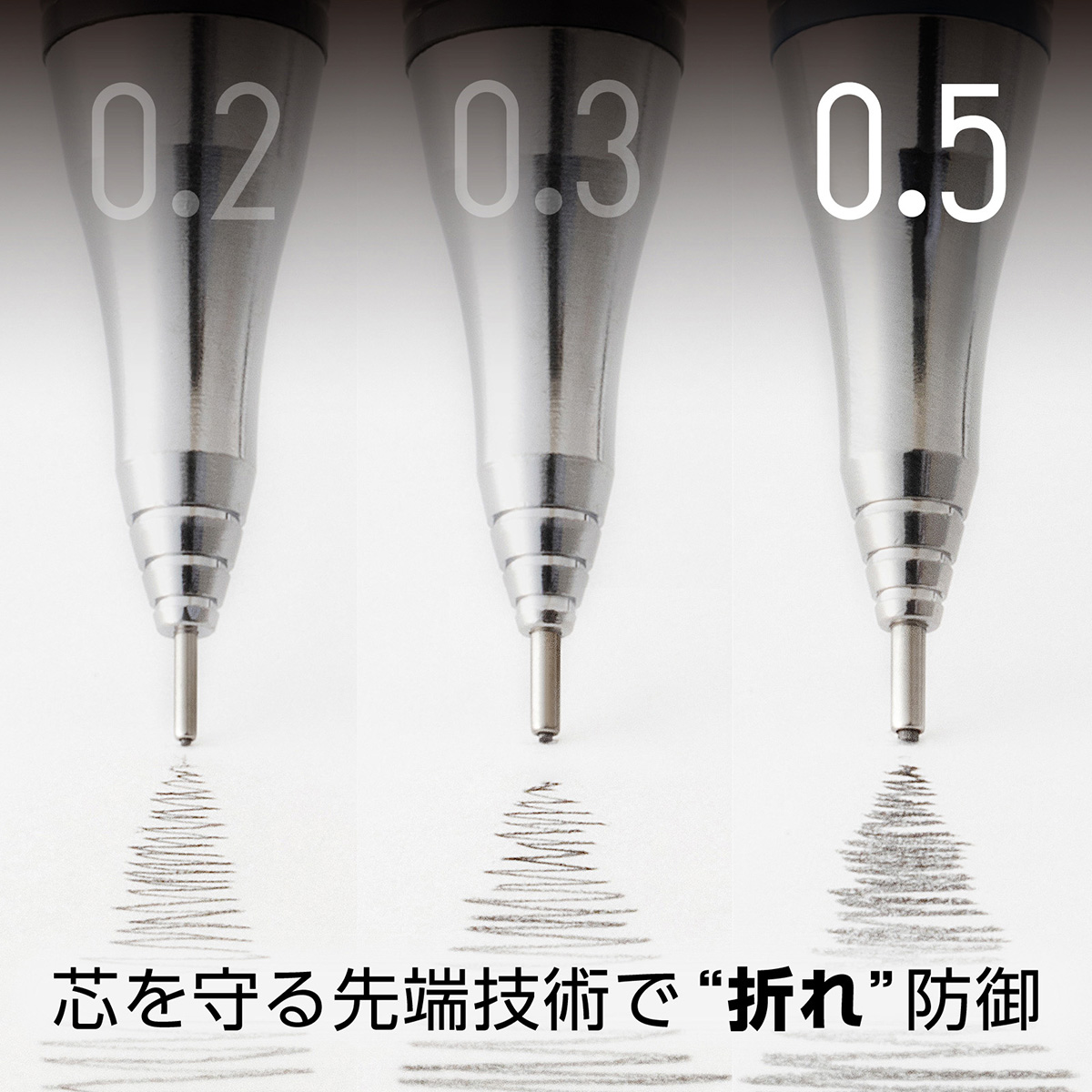 ぺんてる シャープペンシル オレンズ 0.5mm ピーチピンク軸 XPP505-GP