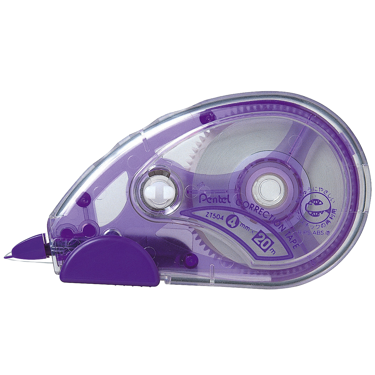 ぺんてる 大容量修正テープ 20m つめかえタイプ テープ幅：4mm XZT504W