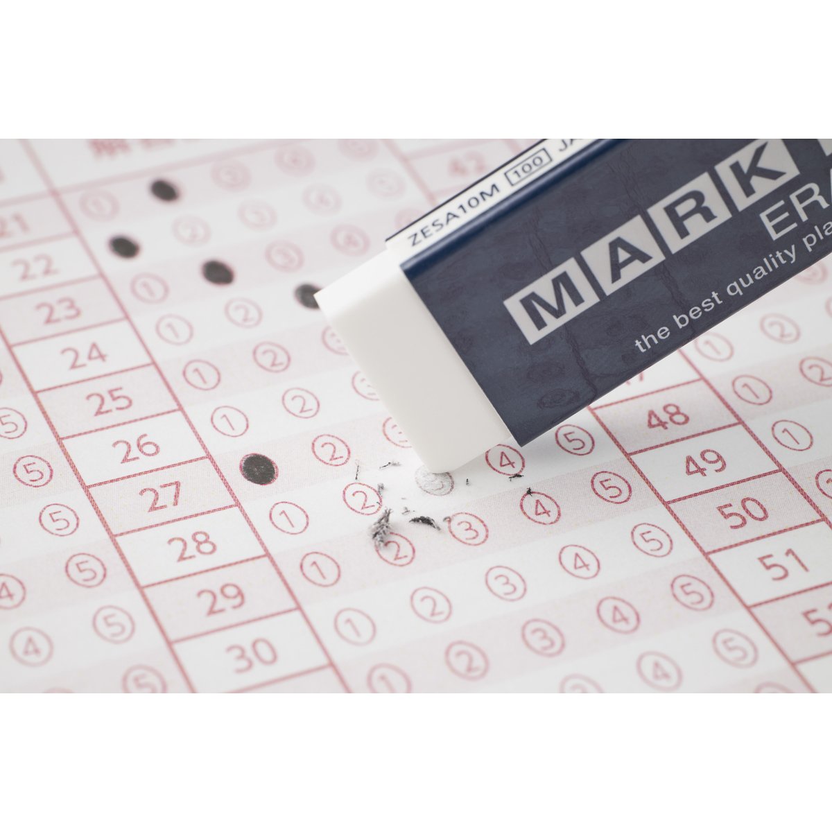 ぺんてる 消しゴム マークシート消しゴム 超薄型 ZESA10M