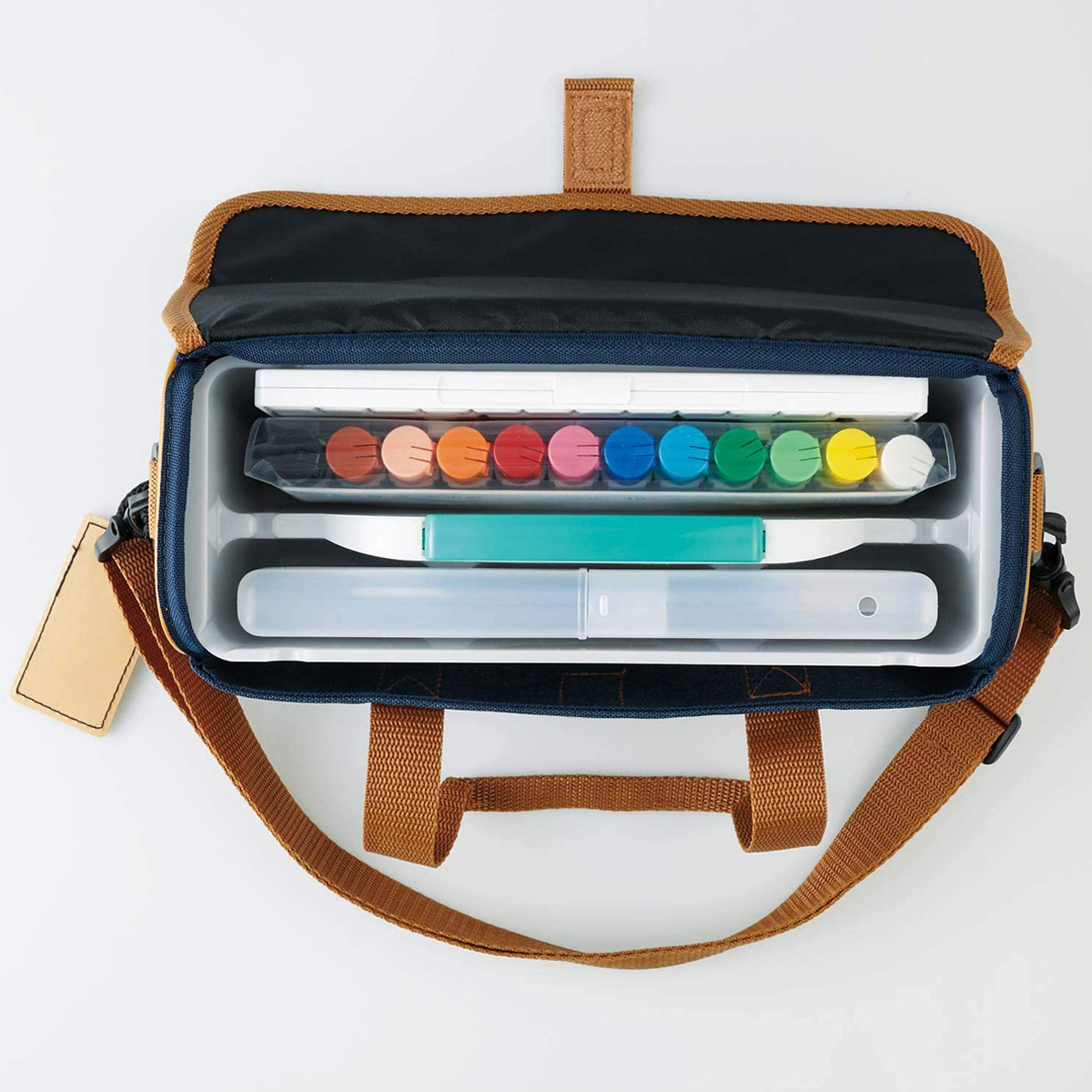 ぺんてる 絵の具セット スケッチセット コンパクトタイプ 青 ZST30-CN