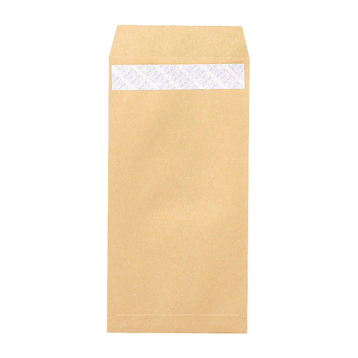 高春堂　再生紙クラフト封筒　テープのり付　長３　〒枠あり　１箱（１０００枚入）