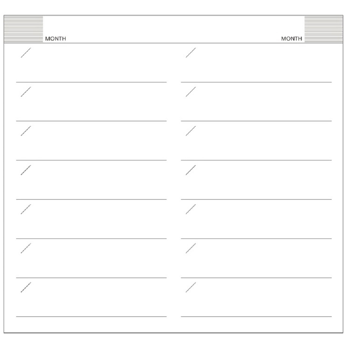 ダイゴー　ハンディピック　見開き２週間３