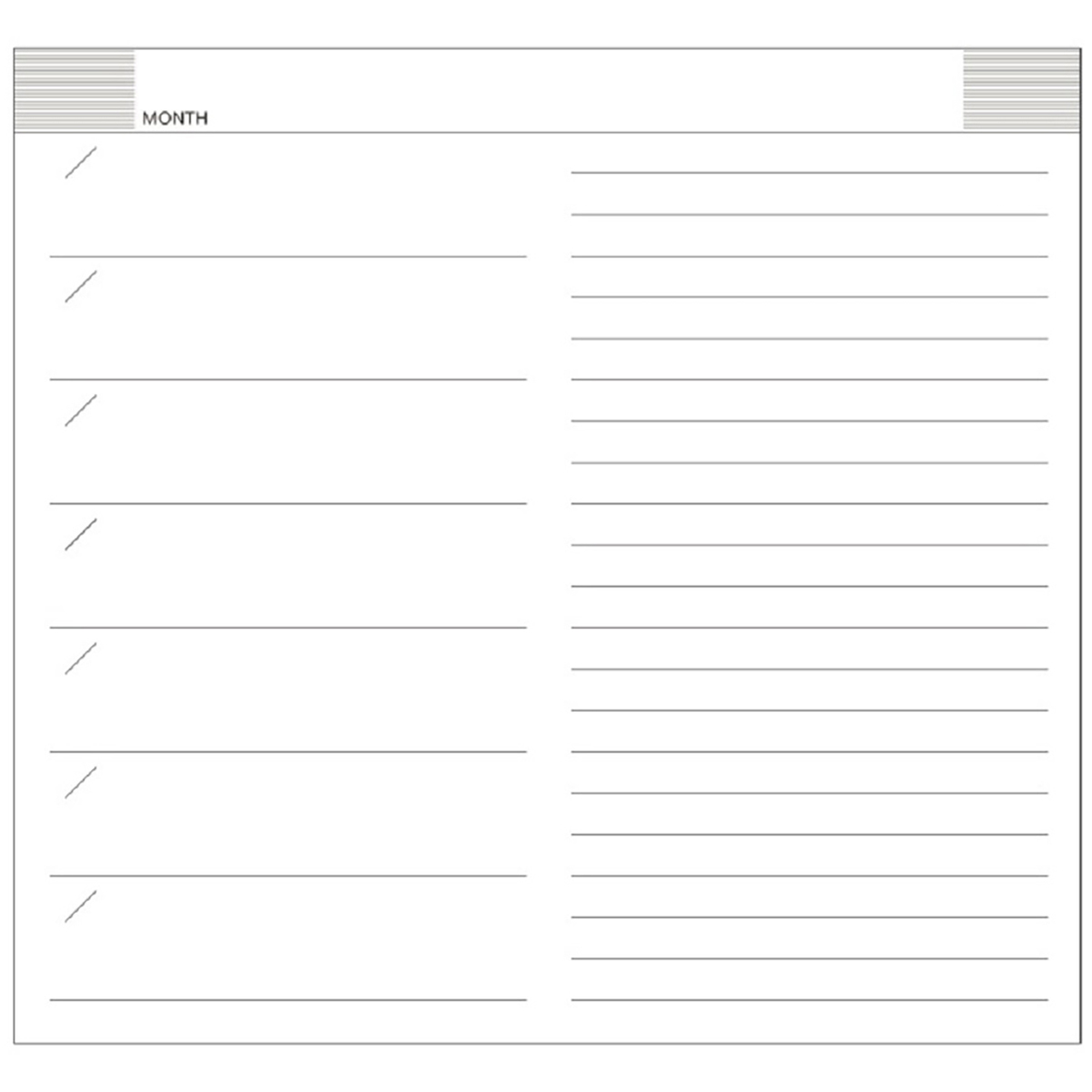 ダイゴー　ハンディピック　１週間＋横罫９